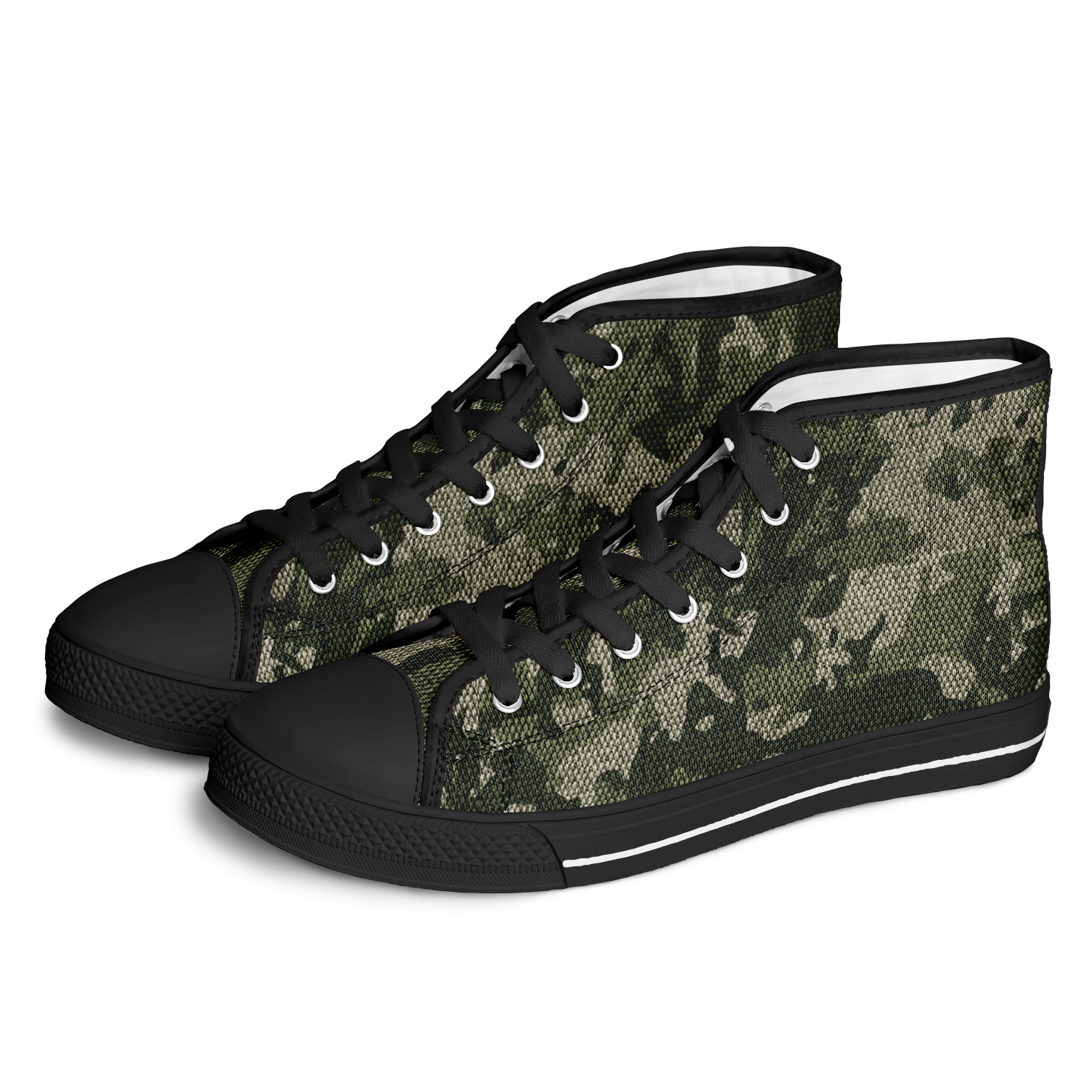 HIGH TOP | green camo | black sole