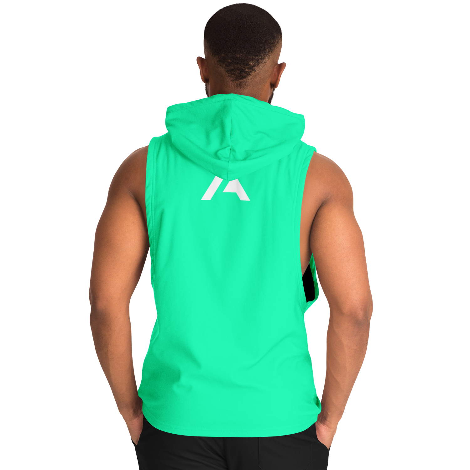 MEN'S SUMMIT SLEEVELESS HOODIE | mint