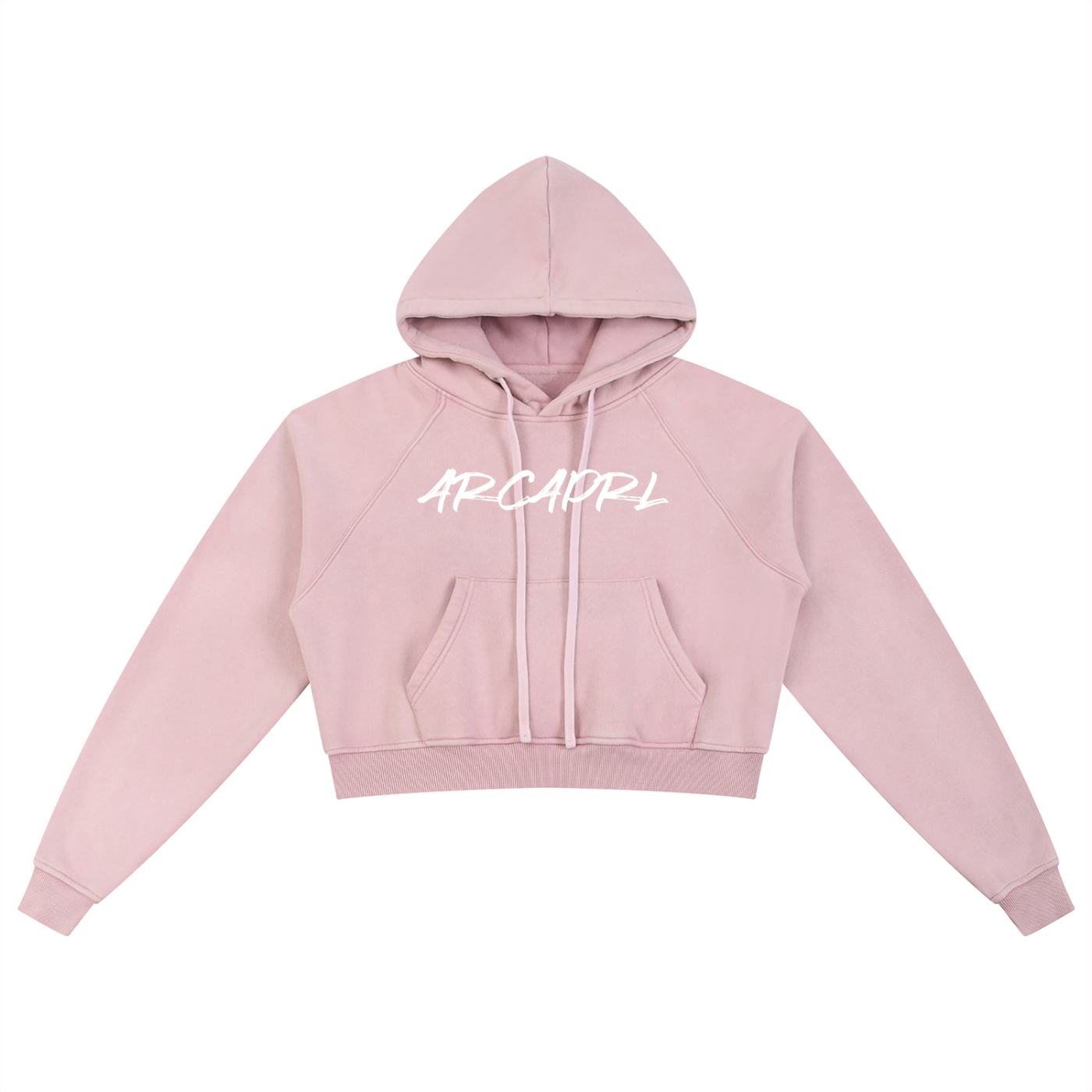 WOMEN'S SNOW WASHED HOODIE | cropped - Arcadia Apparel