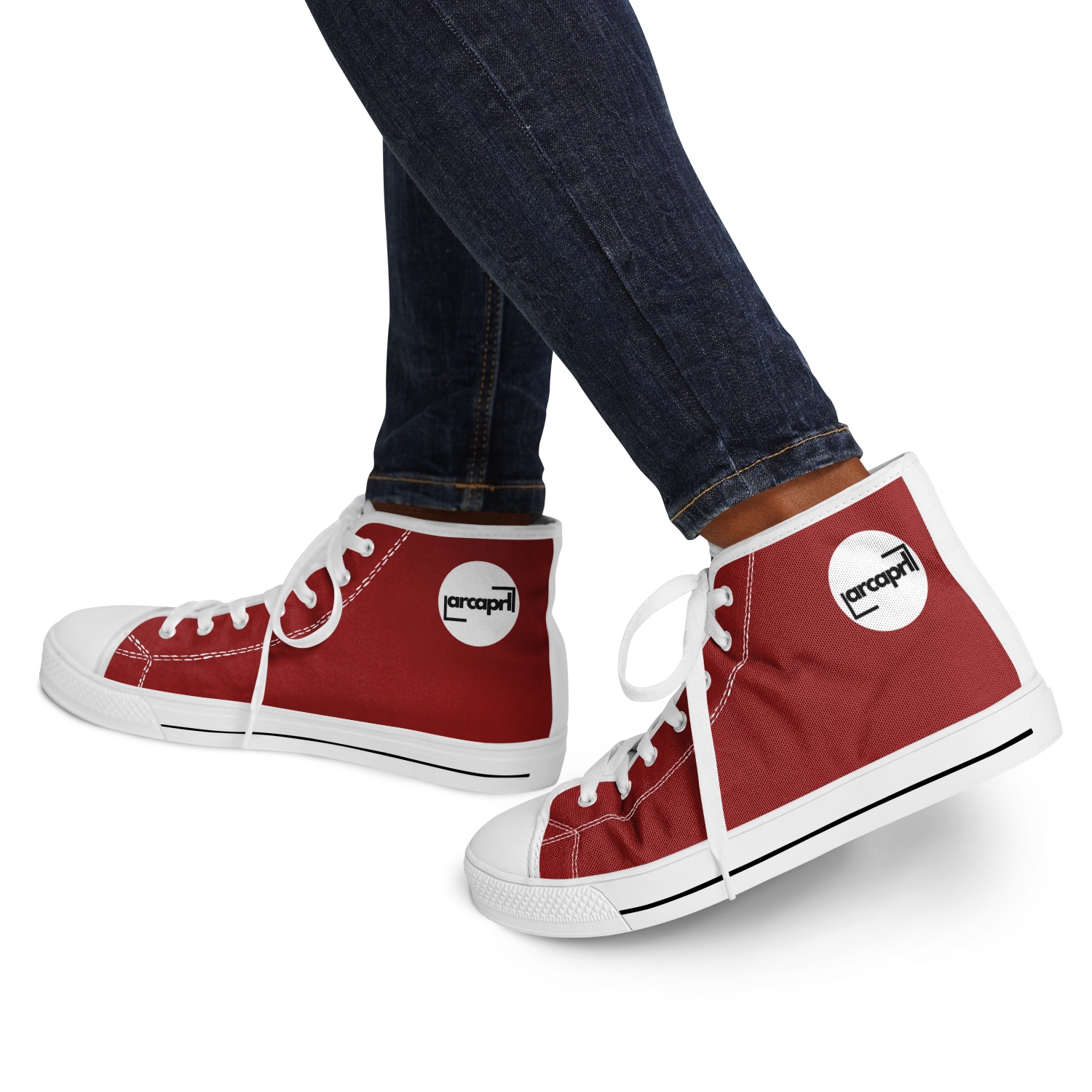 WOMEN'S PINNACLE HIGH TOP SNEAKERS | maroon