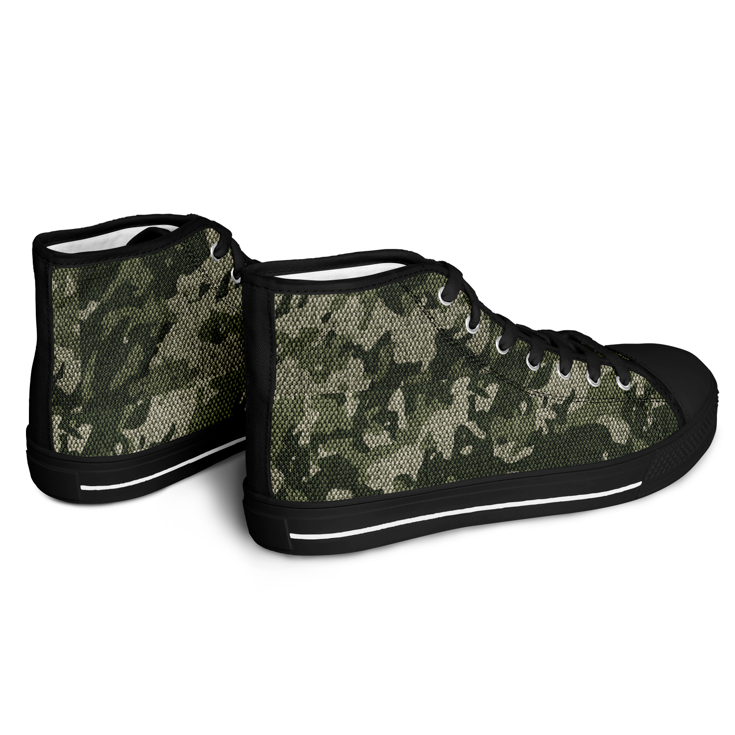 HIGH TOP | green camo | black sole