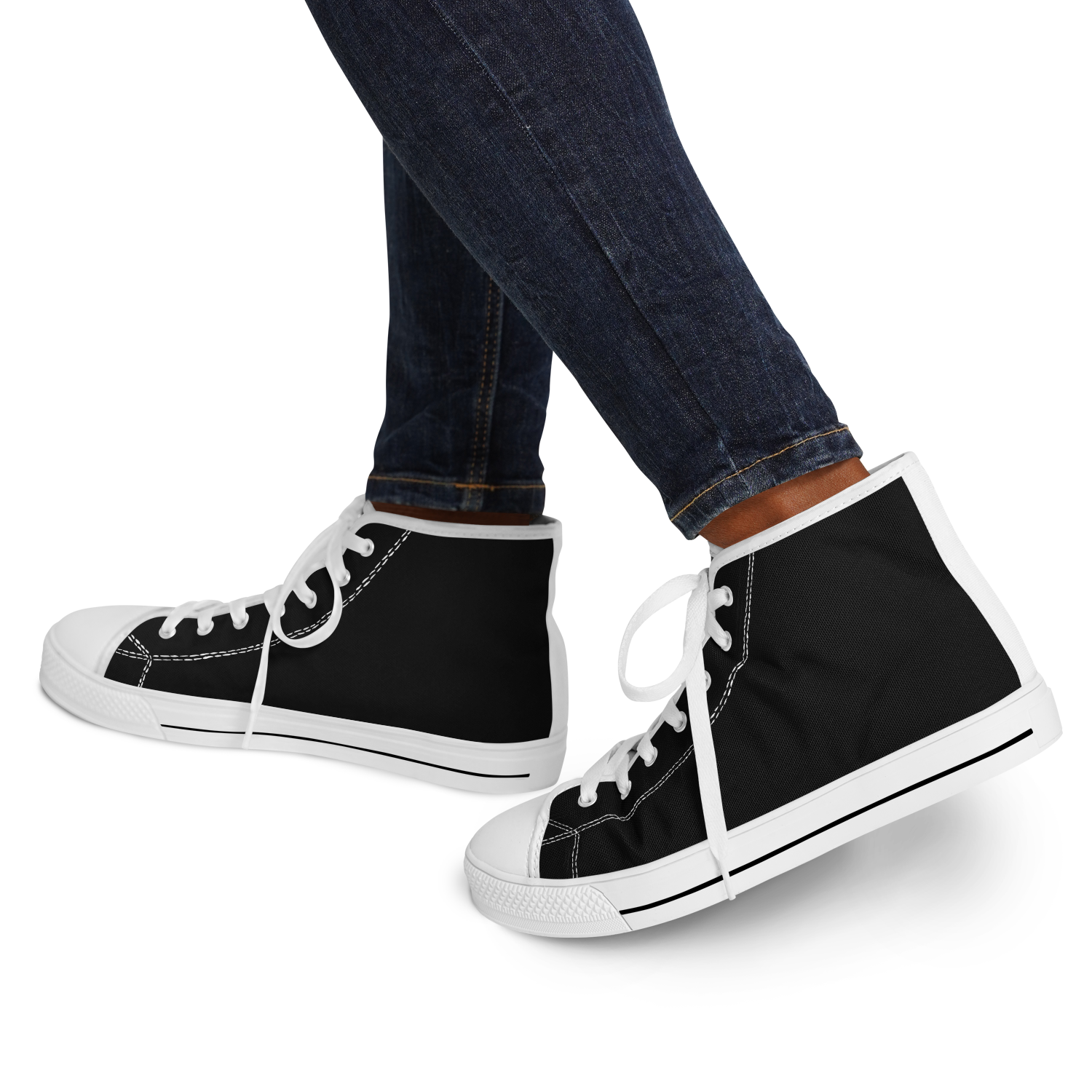 WOMEN'S PINNACLE HIGH TOP SNEAKERS | obsidian | no logo