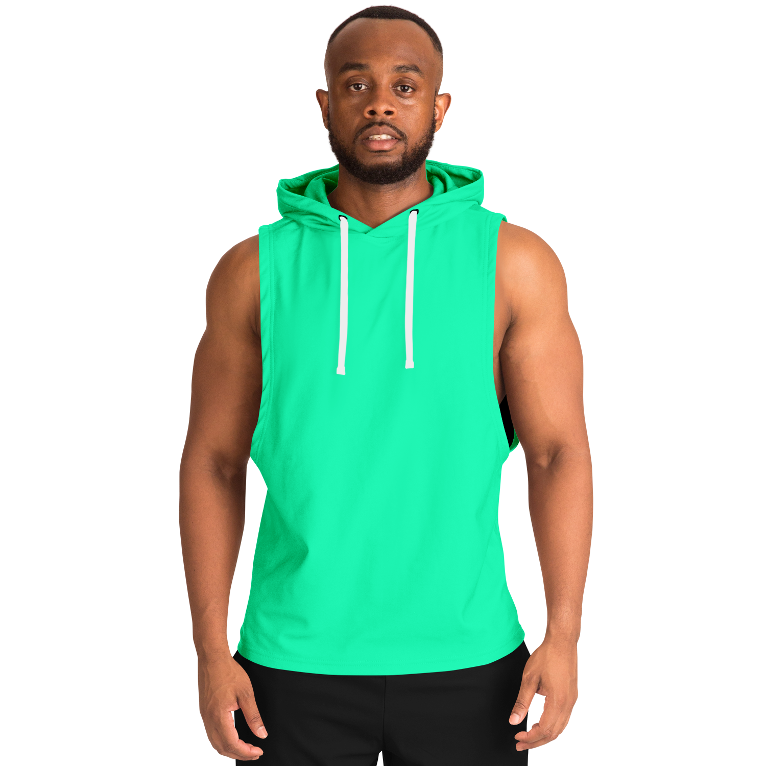 MEN'S SUMMIT SLEEVELESS HOODIE | mint