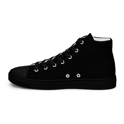 Men’s Black &amp; White High Top Sneaker