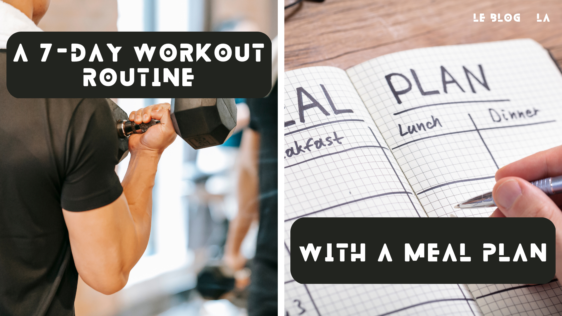 My Original 7-Day Workout Routine with a Meal Plan