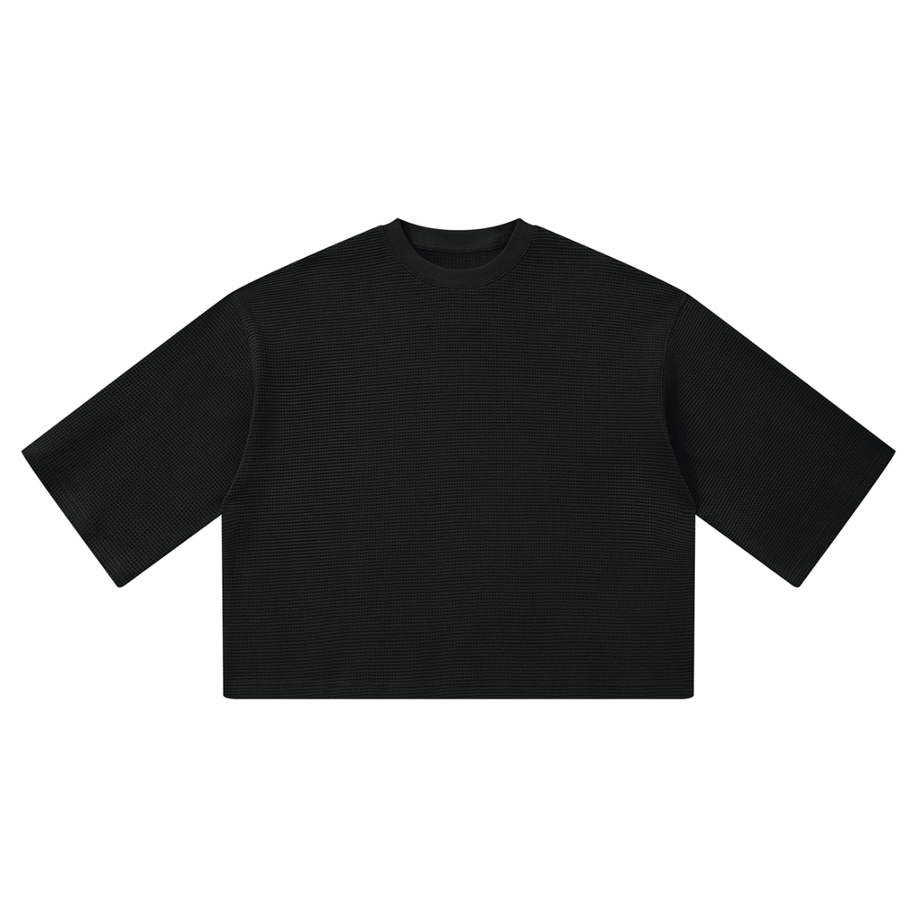 O | waffle boxy t-shirt