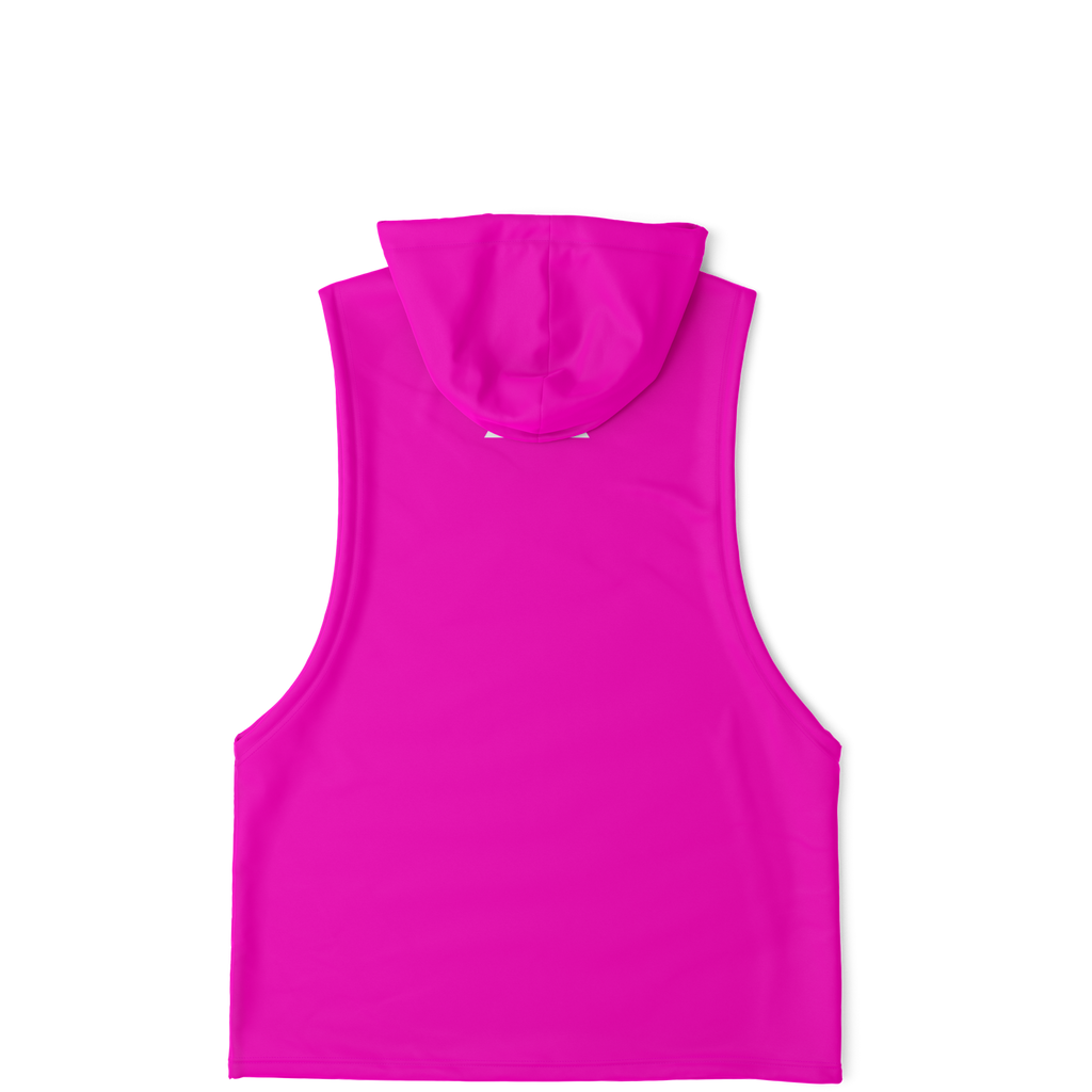 MEN'S BRIGHT SIDE COLLECTION | SLEEVELESS HOODIE | cherry popsicle