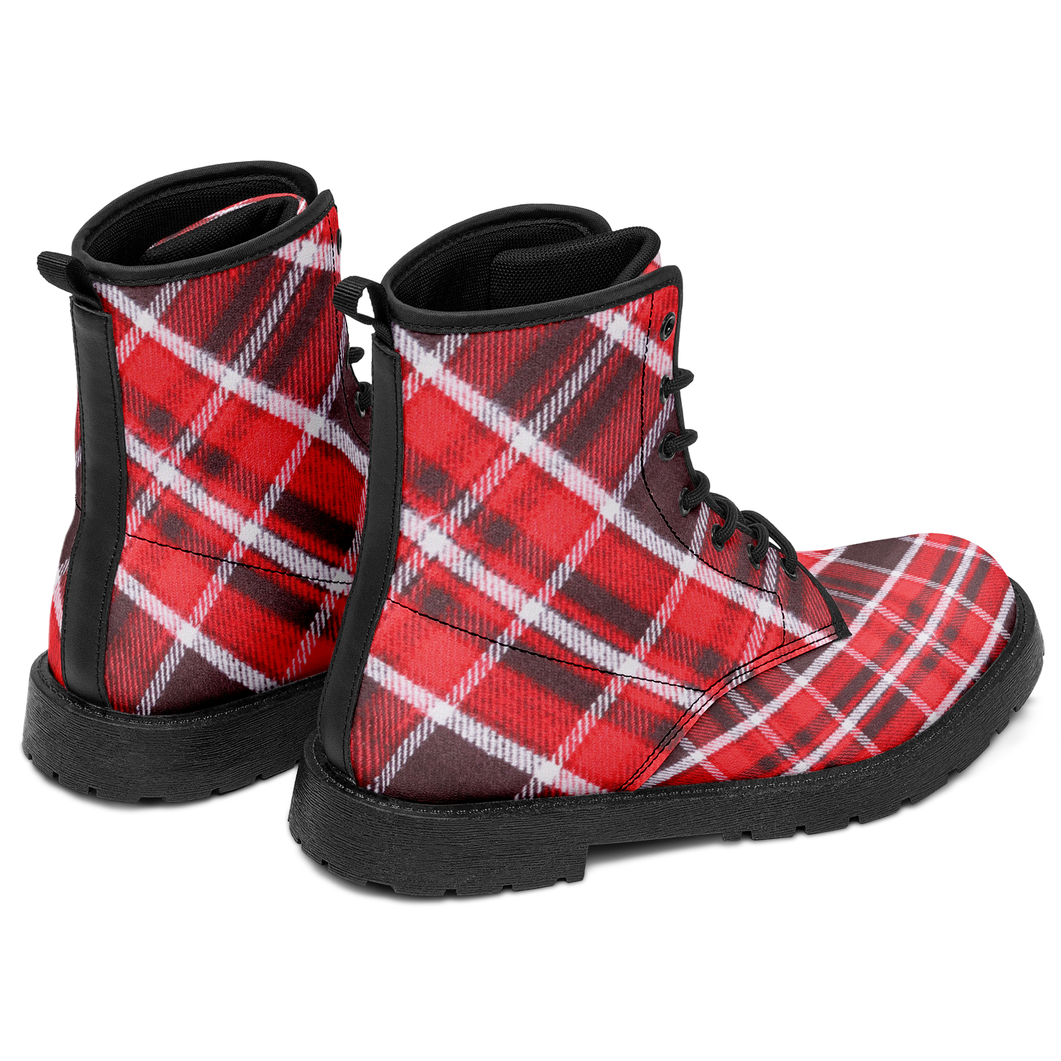 N | city strider boot | red plaid