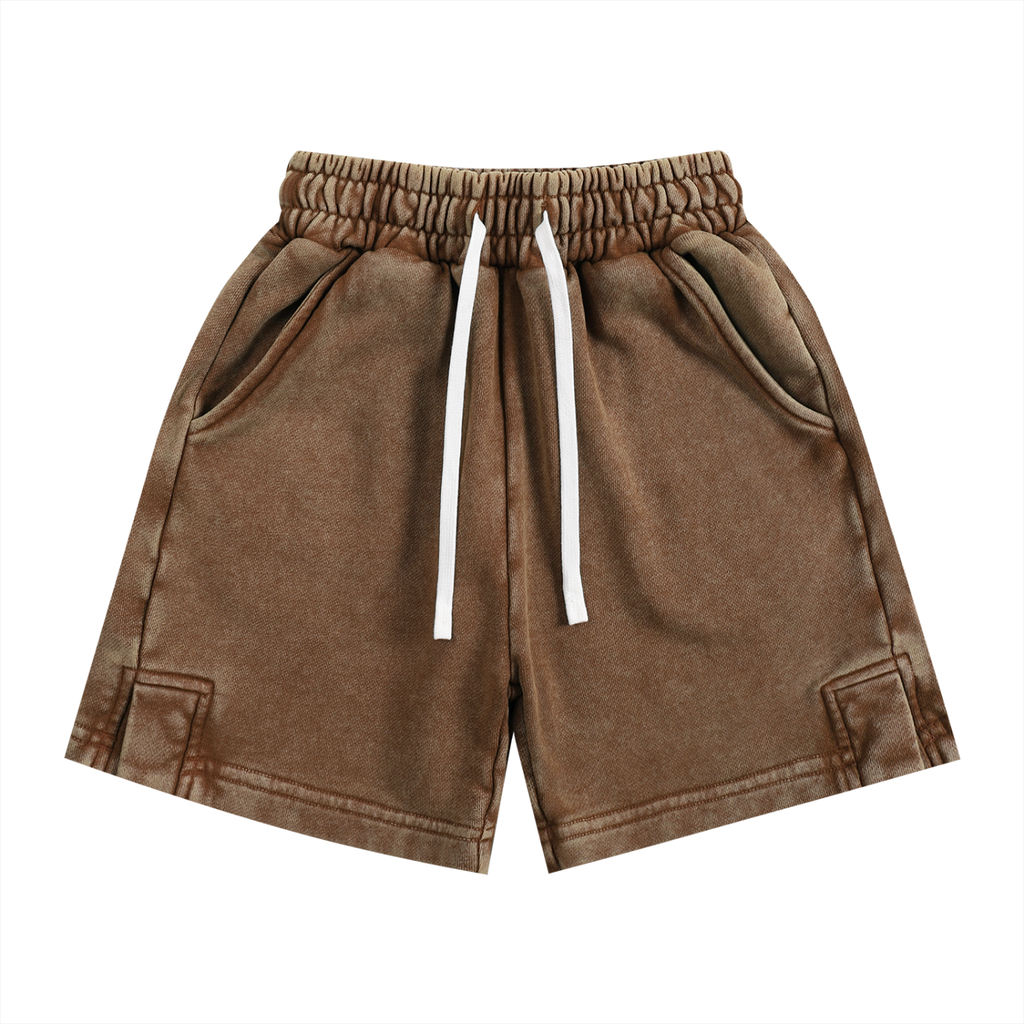 K | snow-washed kids' shorts