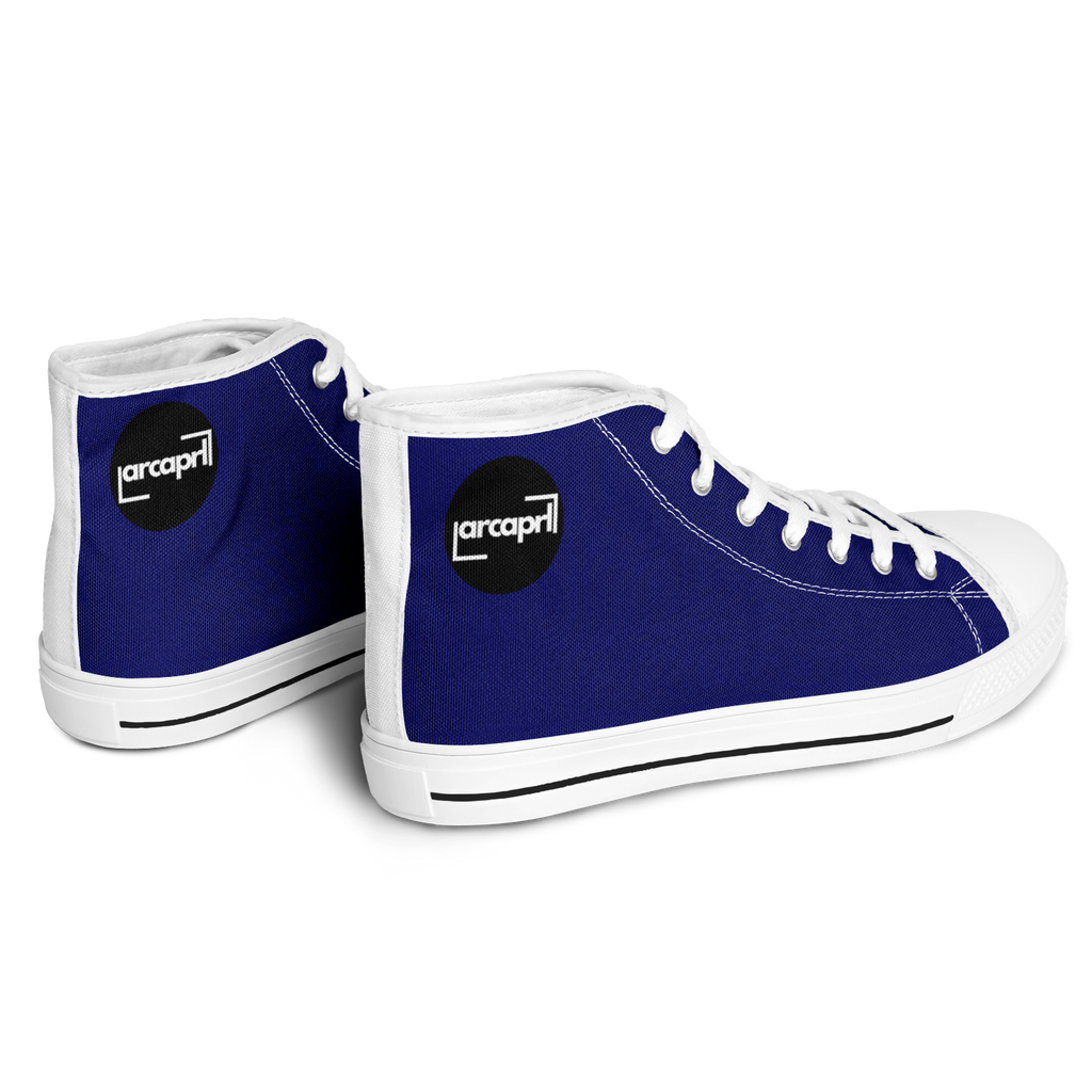 WOMEN'S PINNACLE HIGH TOP SNEAKERS | navy