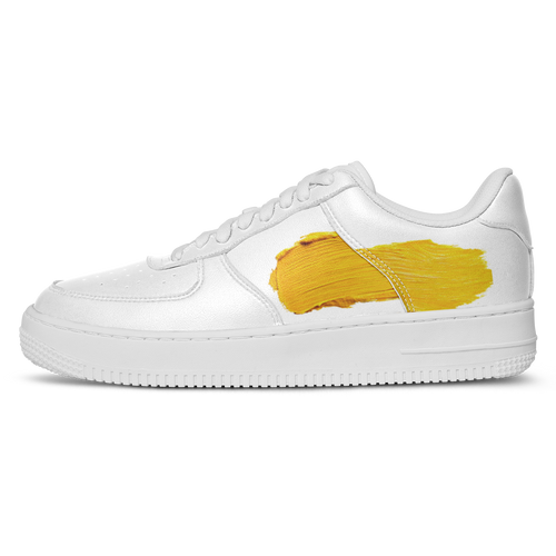 N | core low top | yellow paint stripe