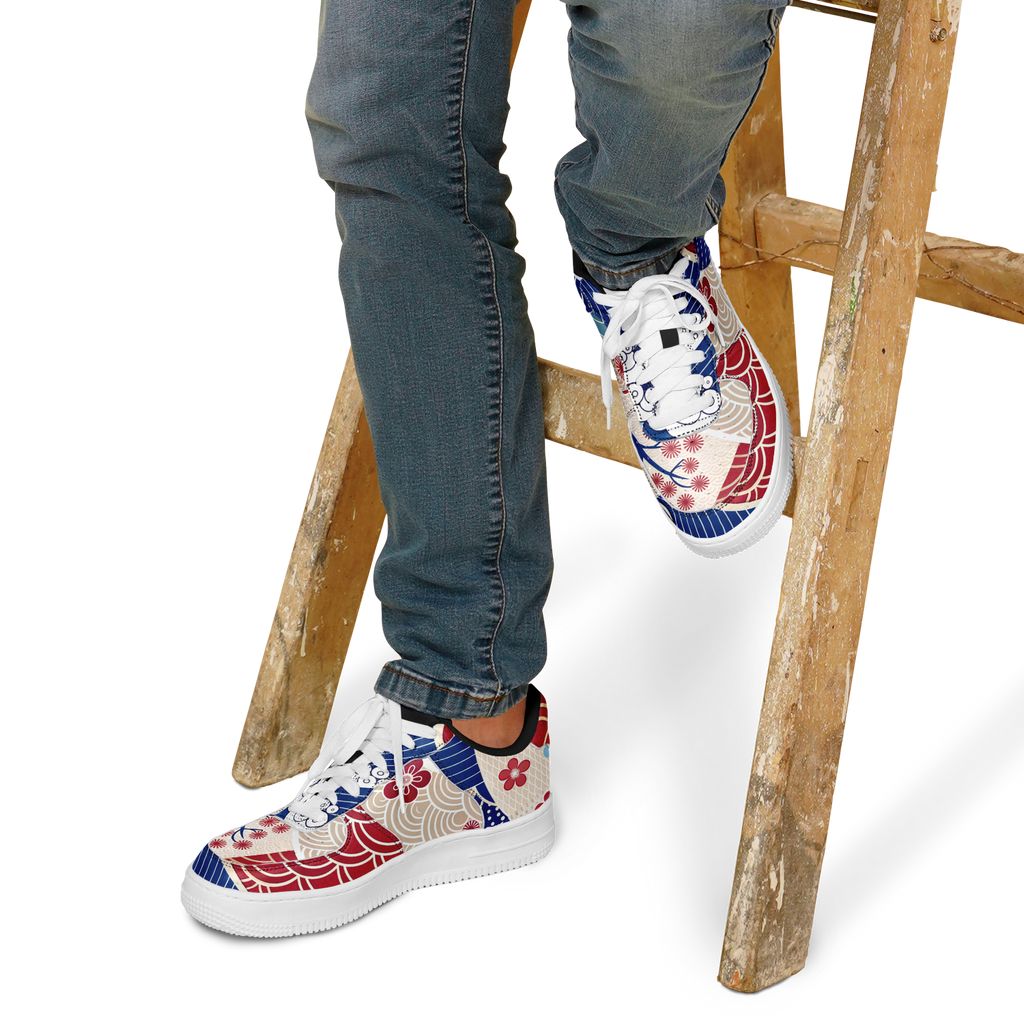 MEN'S MOMENTUM LOW-CUT SNEAKERS | waves pattern