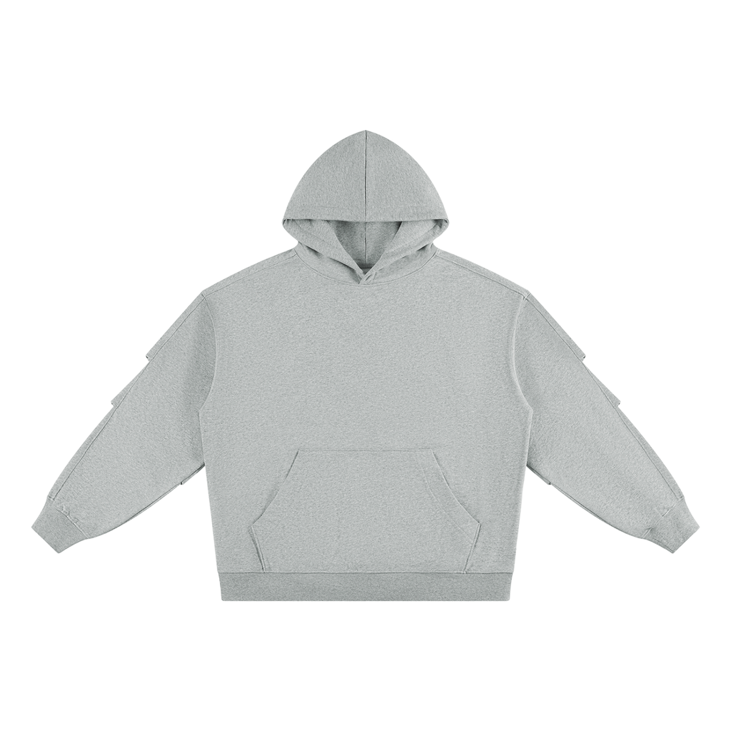 all,arcaprl,ut0229,one,size,upper,body,heavyweight,ruched,sleeves,hoodie