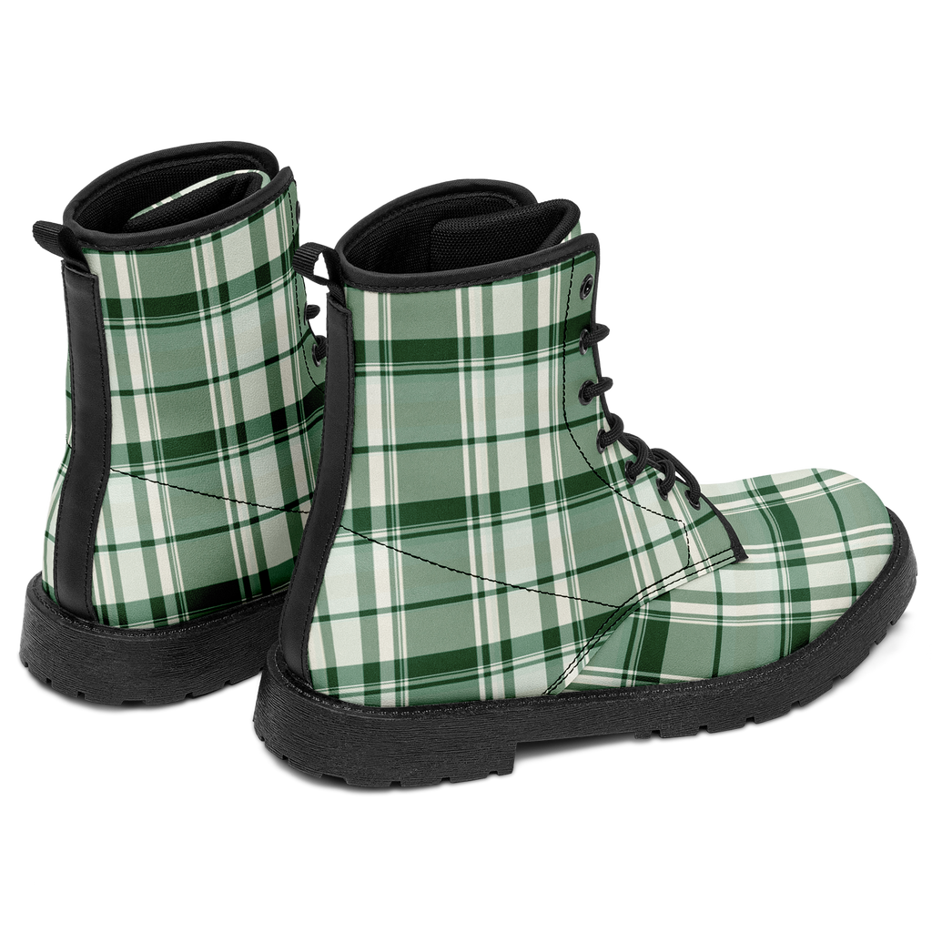 N | city strider boot | green plaid