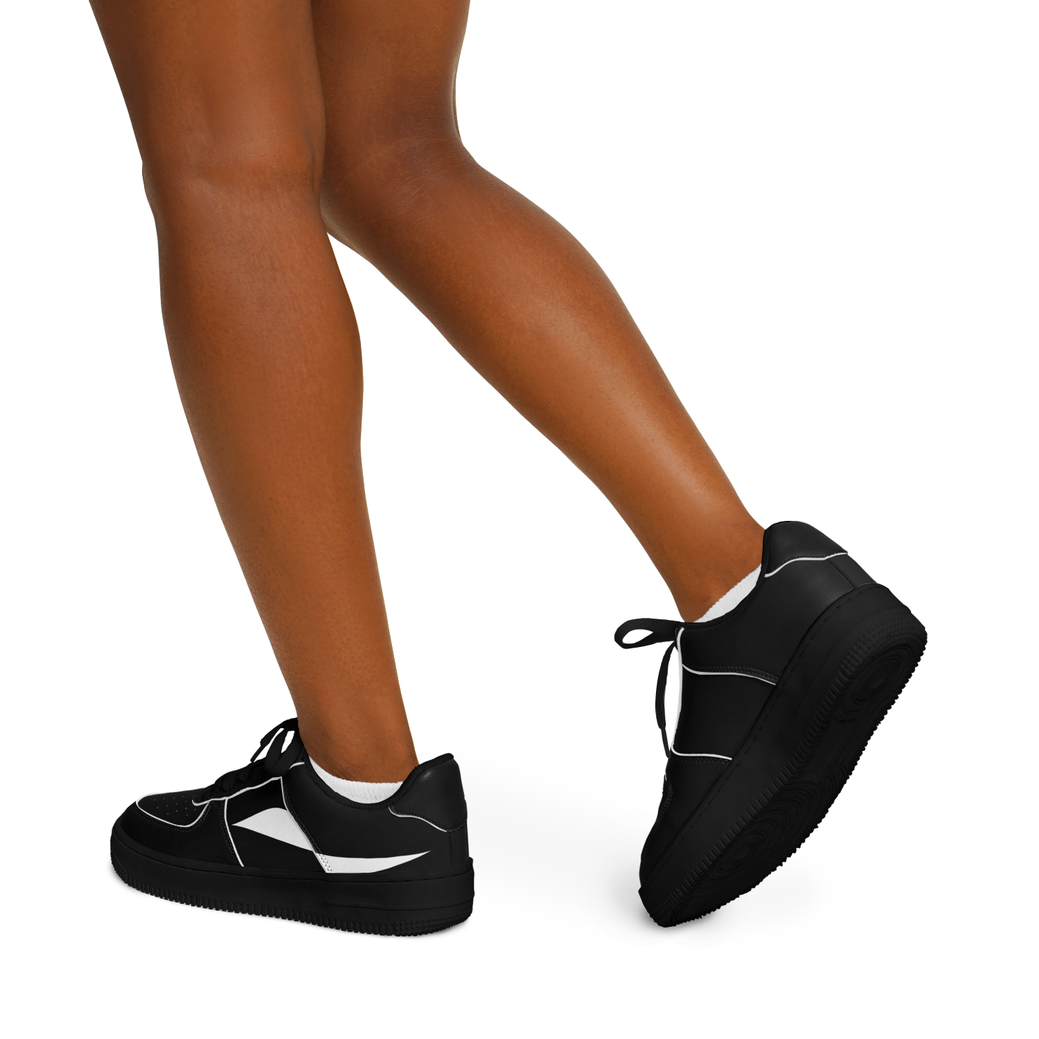 WOMEN'S MOMENTUM LOW-CUT SNEAKERS | black - Arcadia Apparel