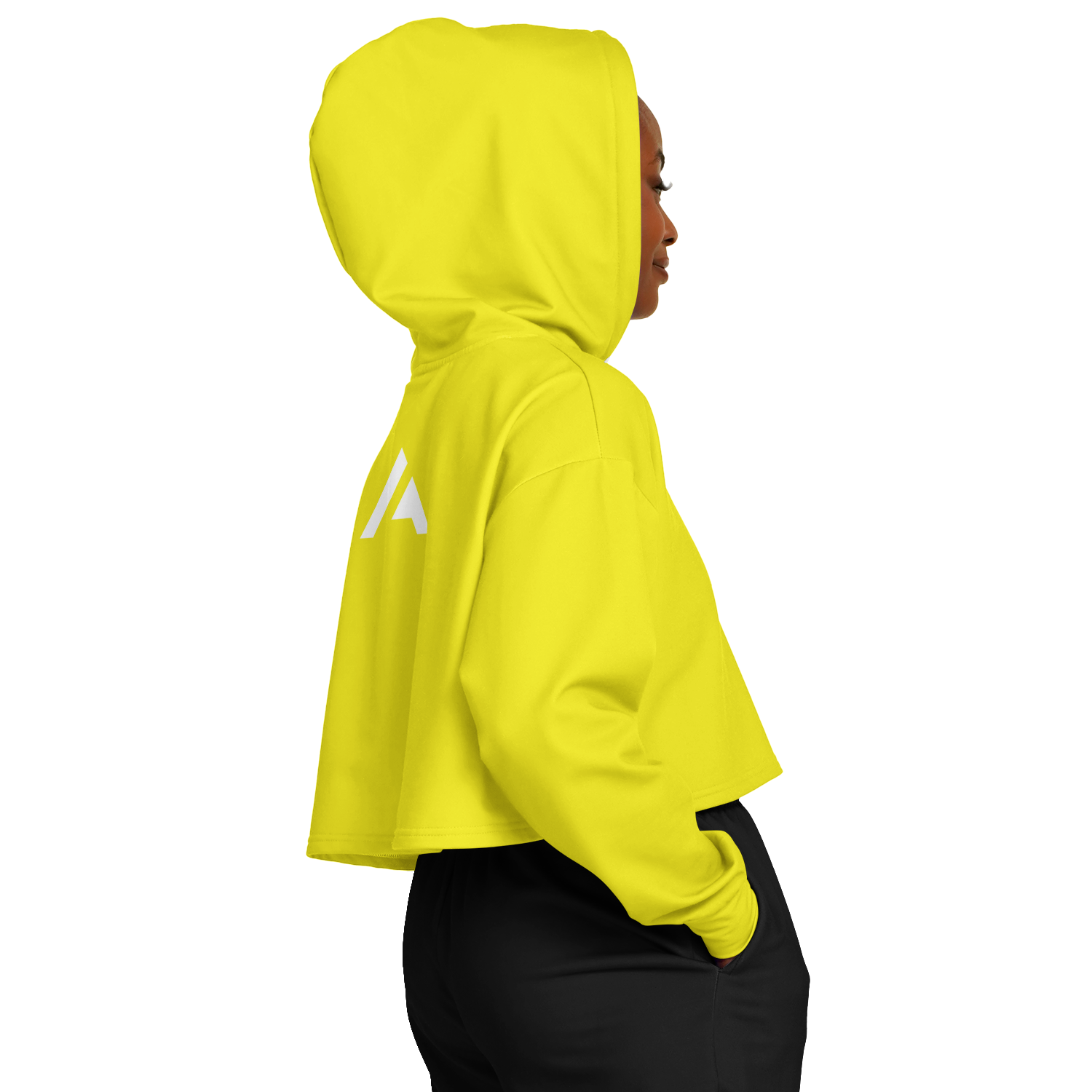 WOMEN'S SUMMIT CROPPED HOODIE | citrus