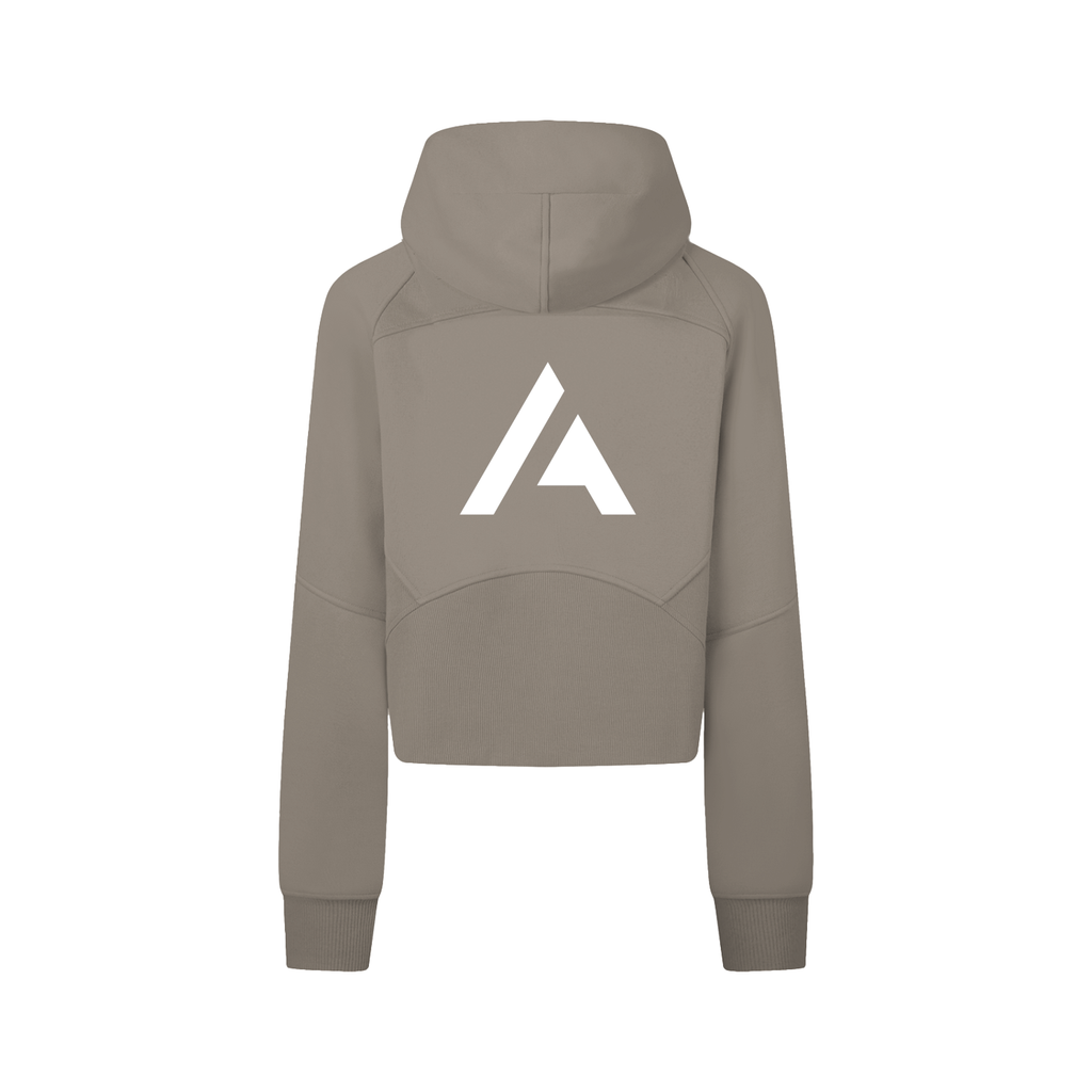 WOMEN'S ZIP-THROUGH HOODIE | cropped - Arcadia Apparel