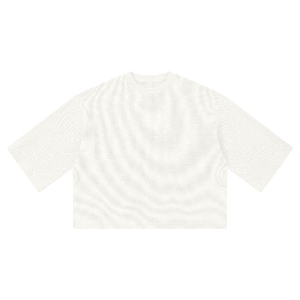 O | waffle boxy t-shirt