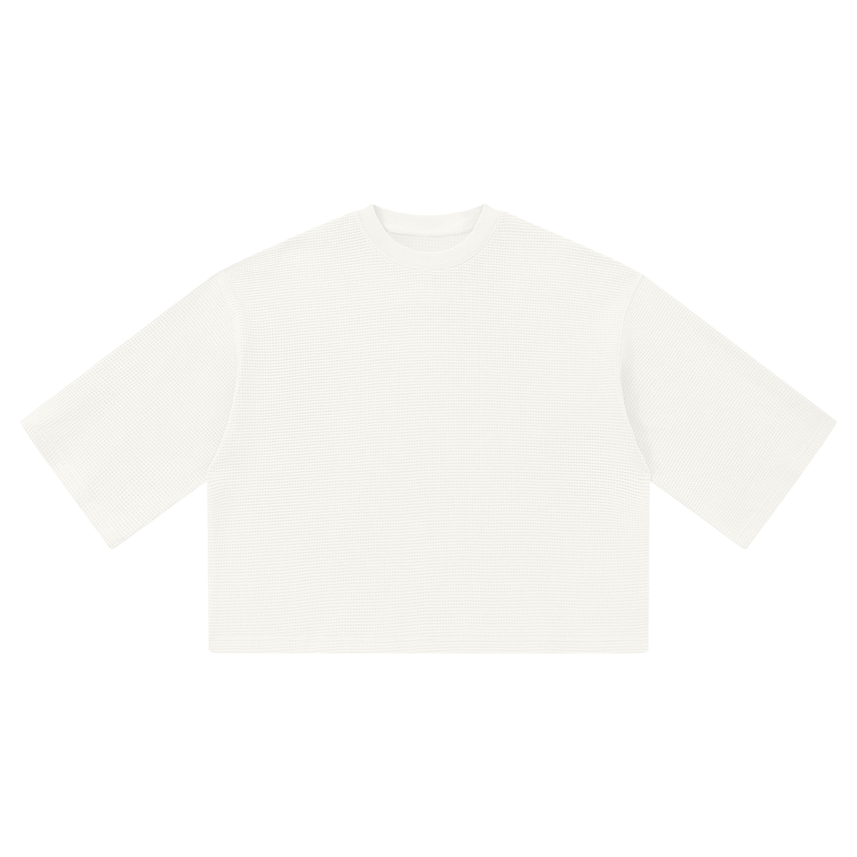 O | waffle boxy t-shirt
