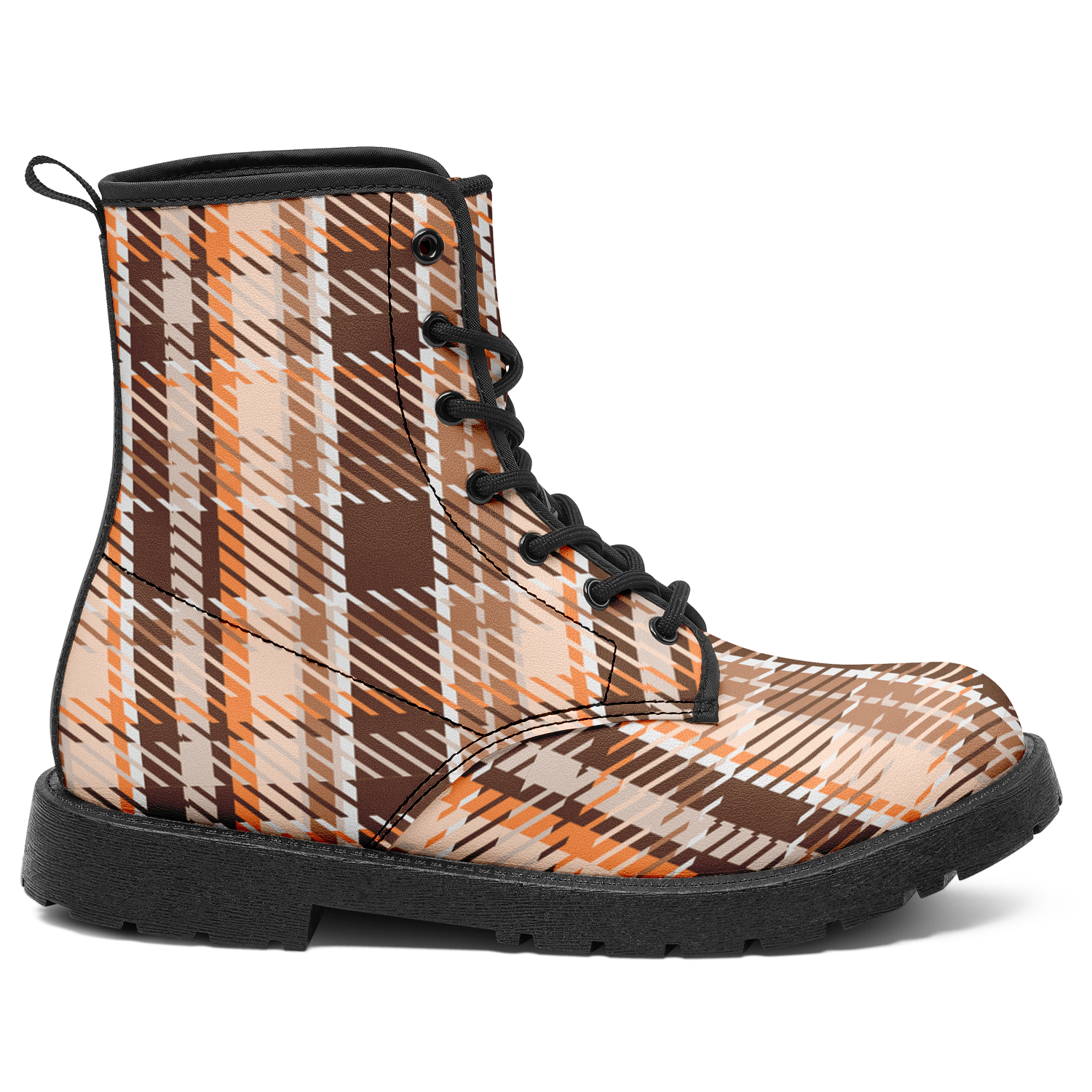 N | city strider boot | brown plaid