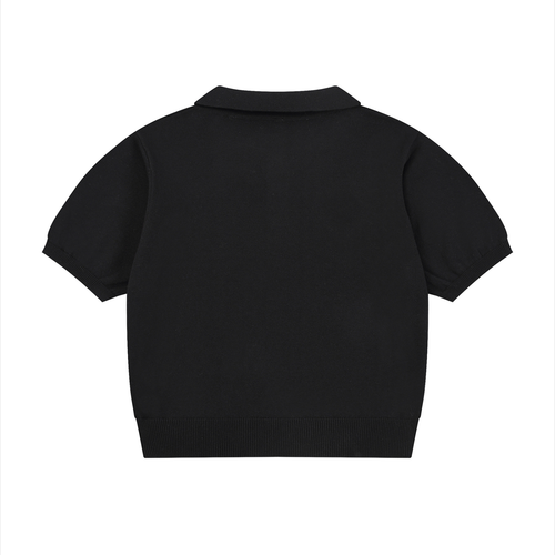 all,arcaprl,womens,women,womans,woman,knit,cotton,polo,shirt,upper,body,half,button,boxy