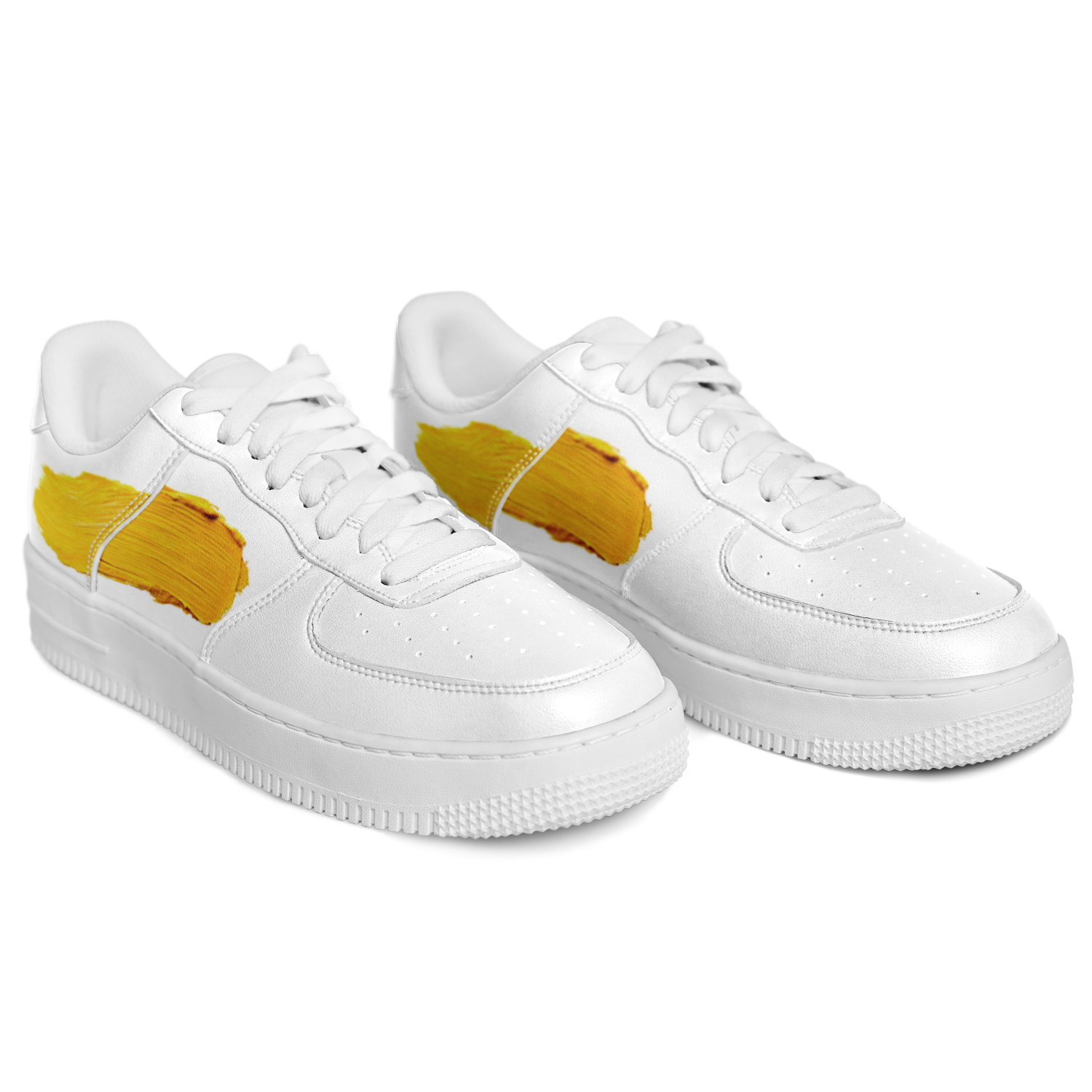 N | core low top | yellow paint stripe
