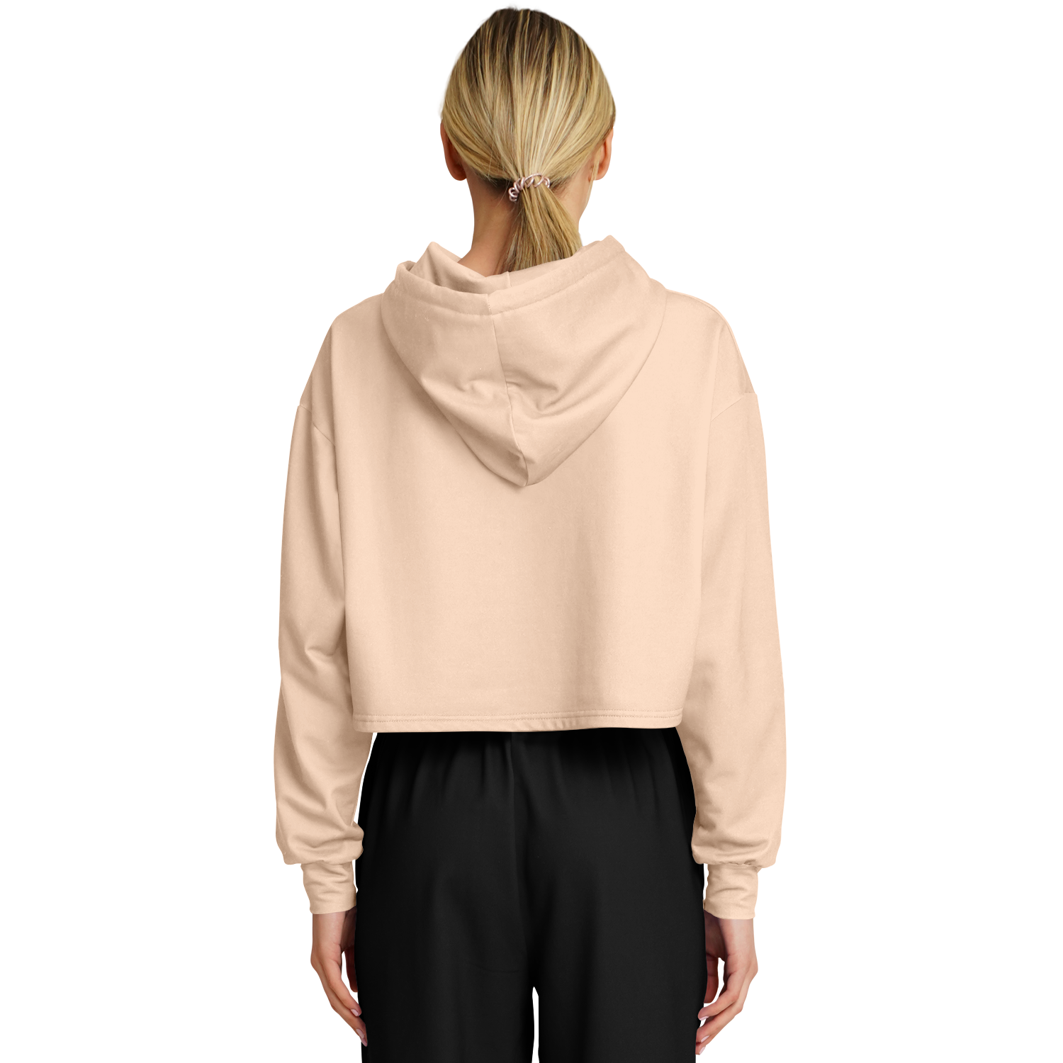 WOMEN'S SUMMIT CROPPED HOODIE | nude