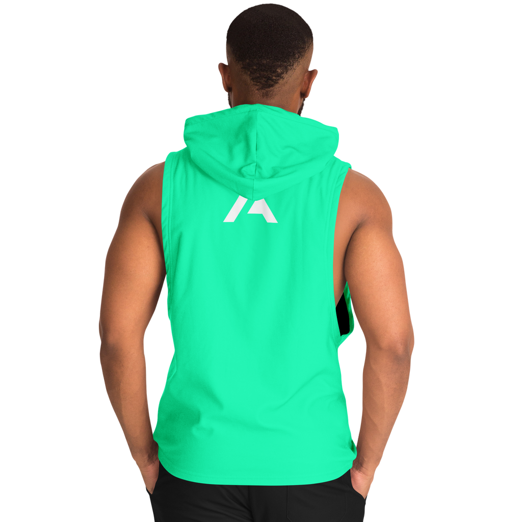 MEN'S BRIGHT SIDE COLLECTION | SLEEVELESS HOODIE | mint
