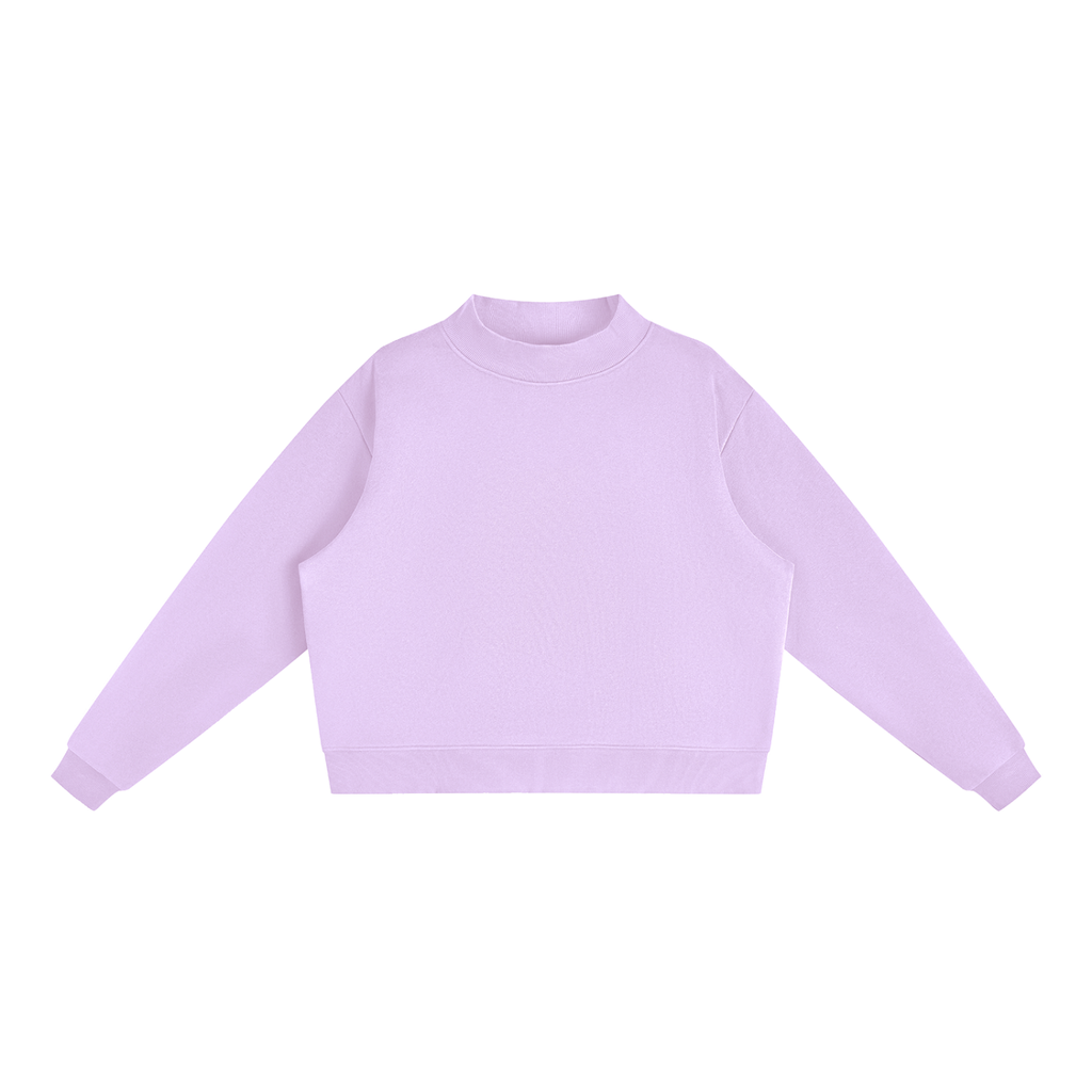 all,arcaprl,womens,womans,women,woman,W,essential,fleece,mock,neck,crew,sweatshirt,upper,body,upperbody