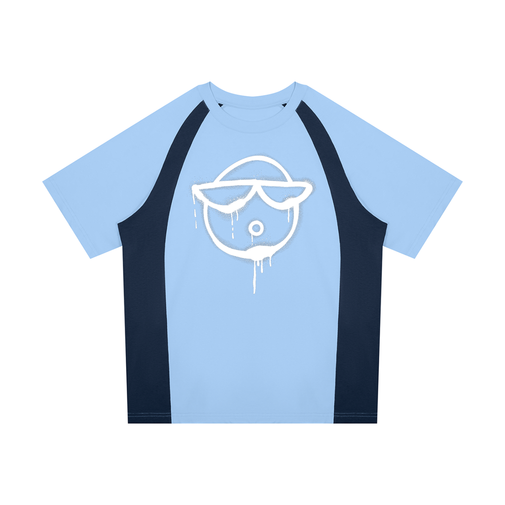 O | raglan colour block t-shirt | 8o
