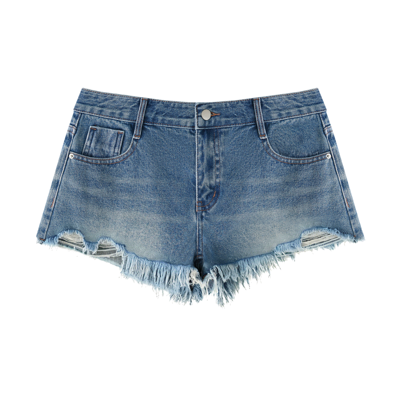 all,arcaprl,womens,vintage,wash,raw,hem,denim,shorts,upper,body,wb0034