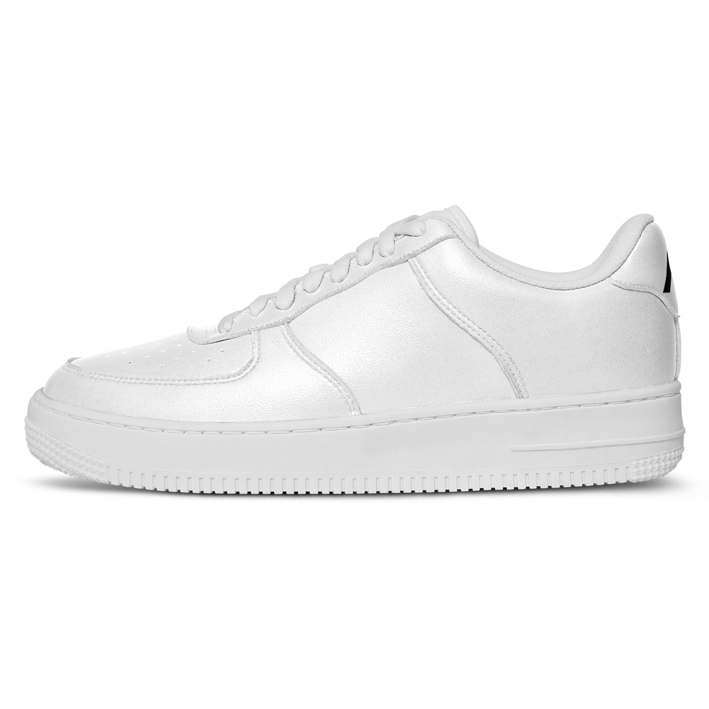 N | core low top | white w/ logo on heels - Arcadia Apparel