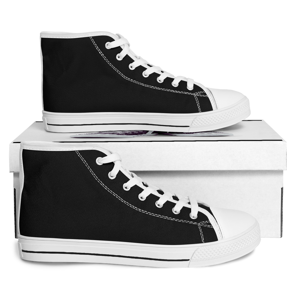 WOMEN'S PINNACLE HIGH TOP SNEAKERS | obsidian | no logo