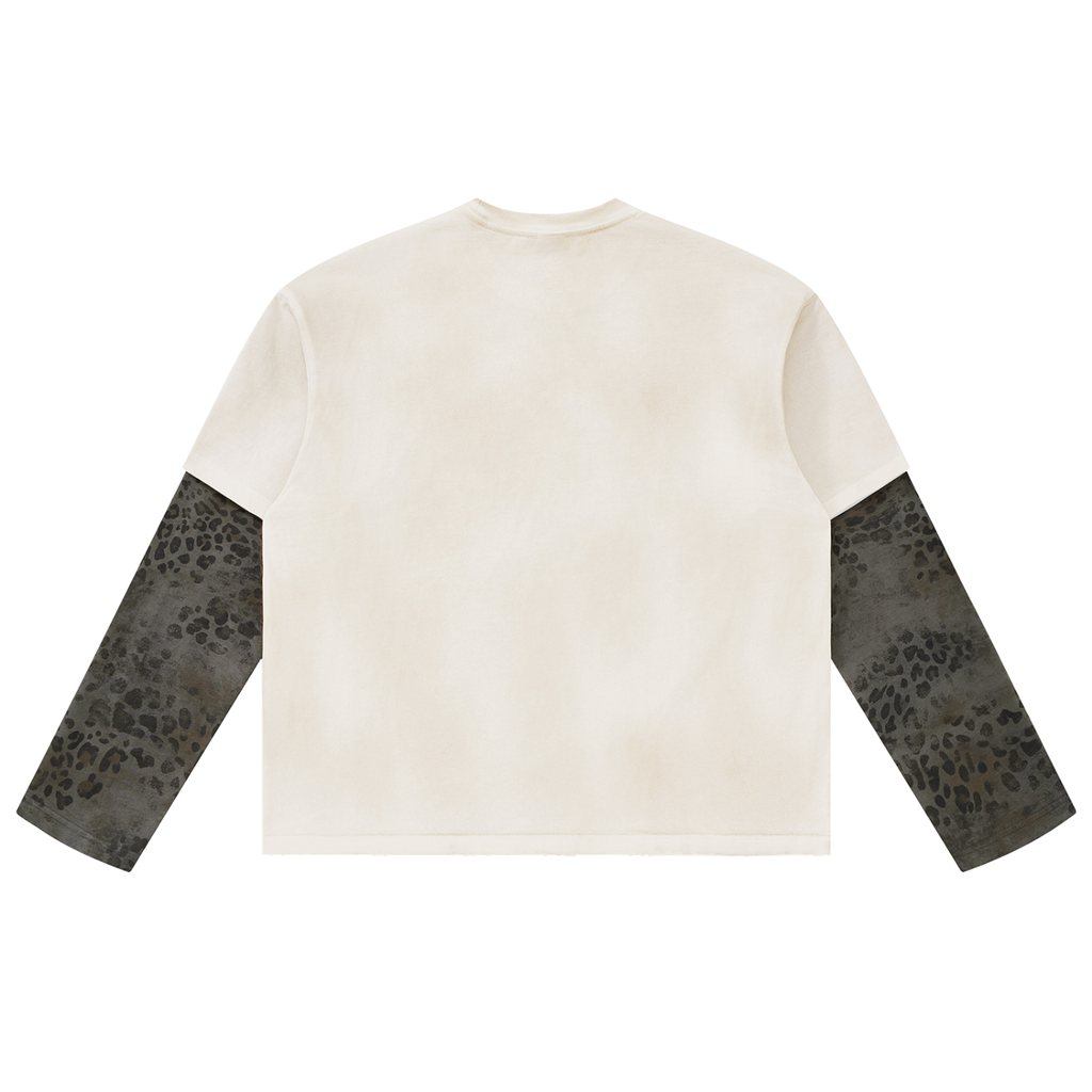 all,arcaprl,vintage,wash,leopard,paneled,panelled,tshirt,layer,layered,one,size,onesize,upper,body,upperbody