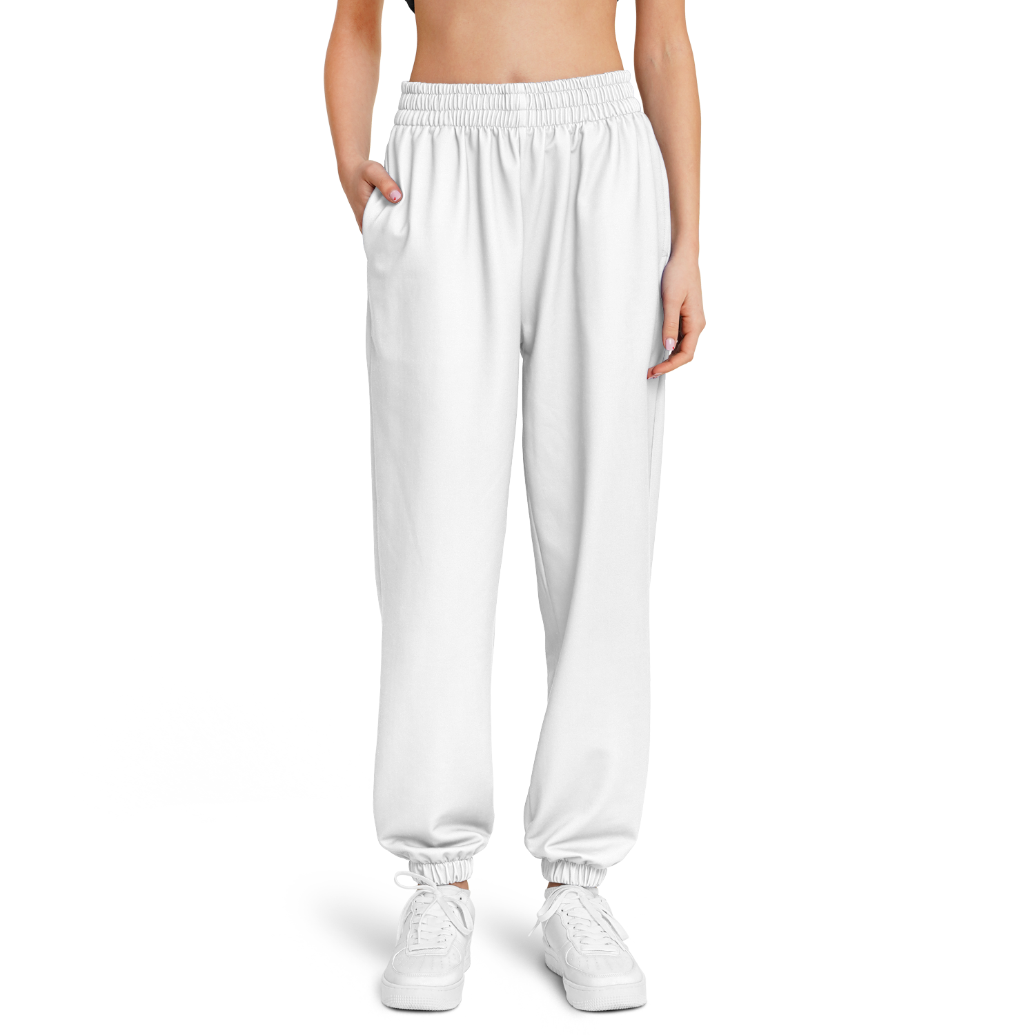 WOMEN'S SWAYLINE FASHION SWEATPANTS | white