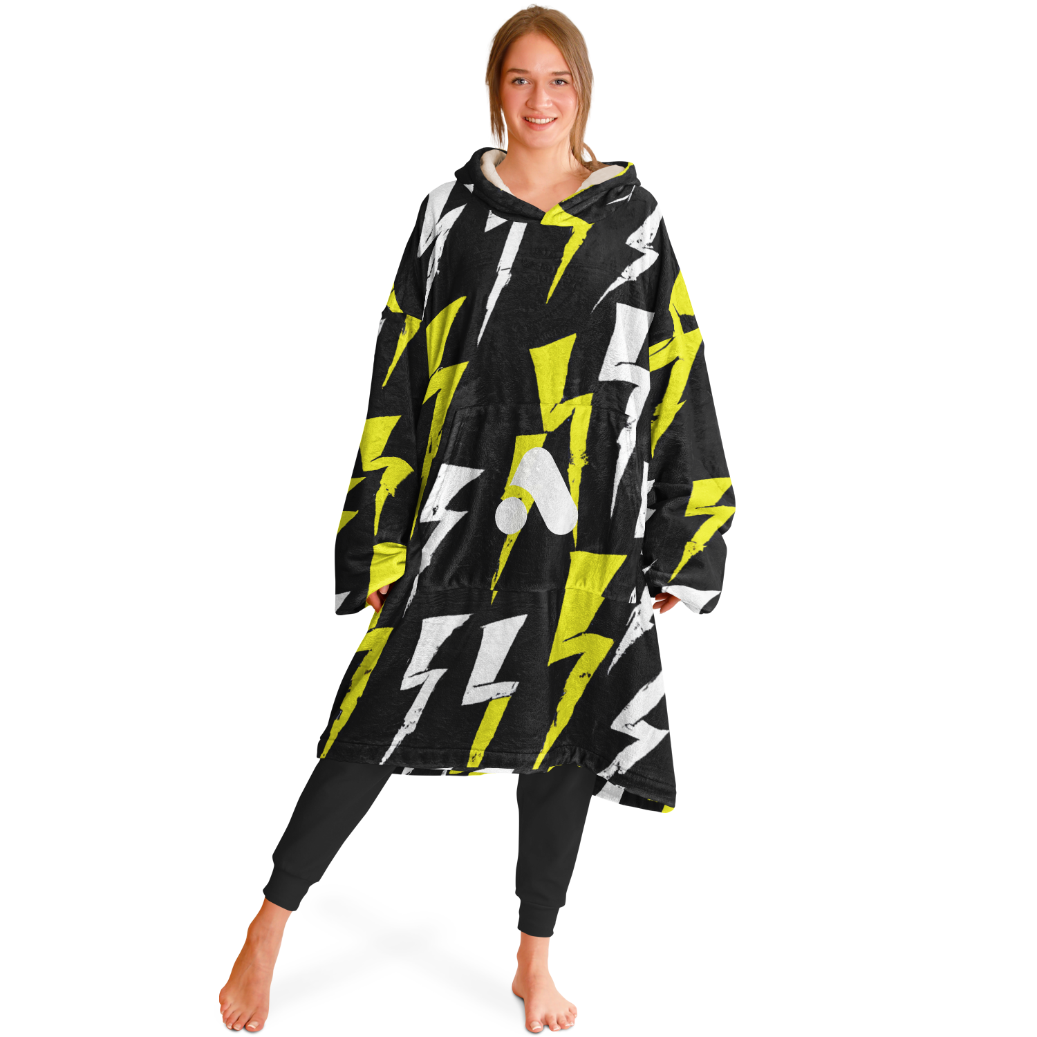 Ride The Lightning Pattern Rest-Day Hoodie - Arcadia Apparel