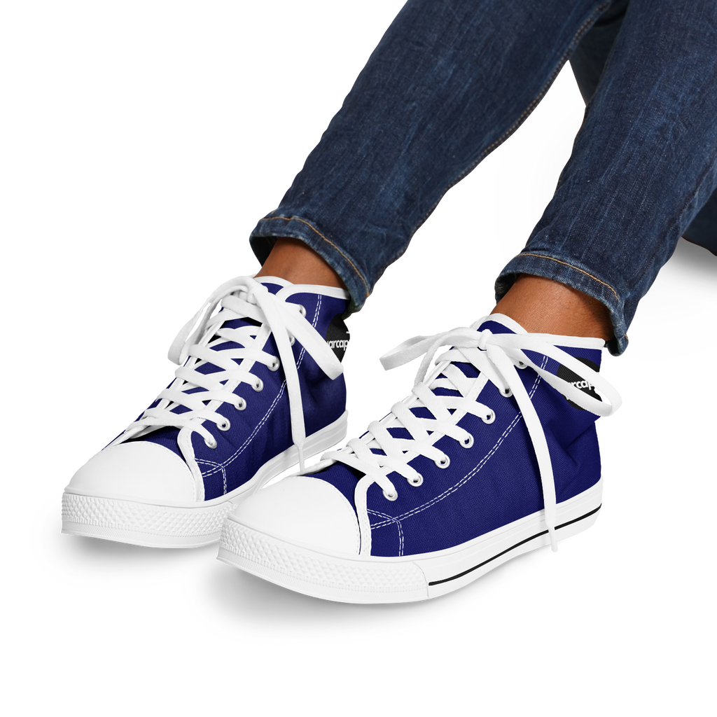 WOMEN'S PINNACLE HIGH TOP SNEAKERS | navy