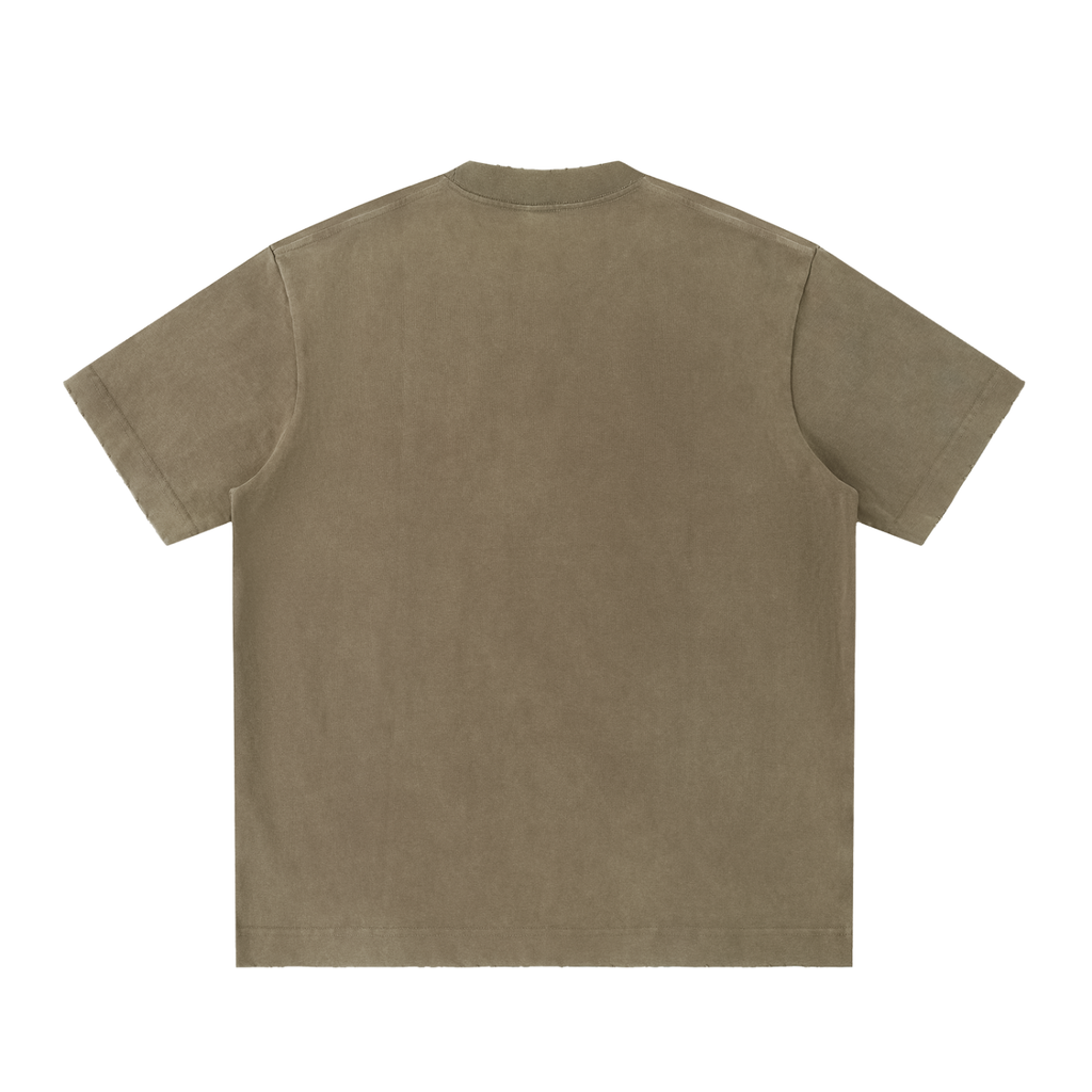 all,heavyweight,vintage washed,frayed,t-shirt,tee,one-size,arcaprl,arcadia apparel,arcadia