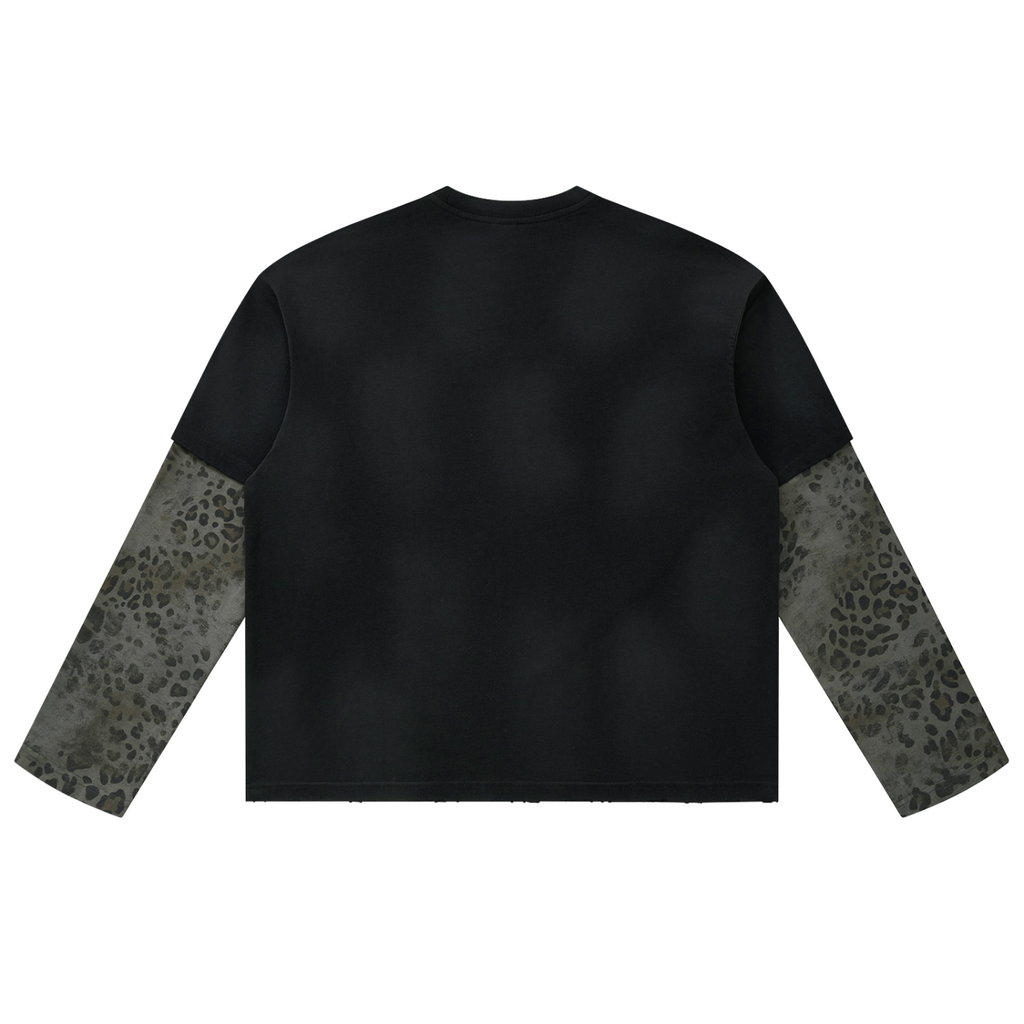 all,arcaprl,vintage,wash,leopard,paneled,panelled,tshirt,layer,layered,one,size,onesize,upper,body,upperbody