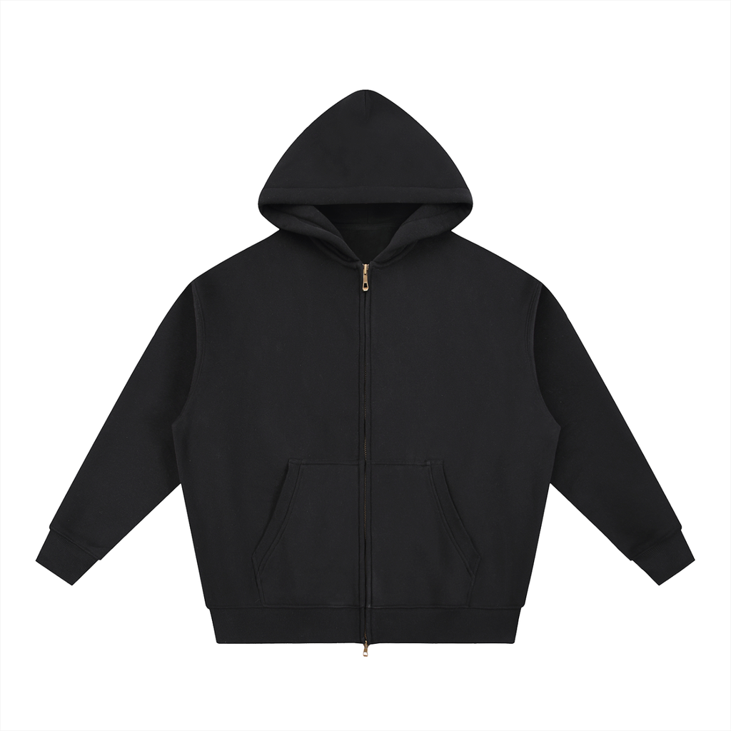 all,arcaprl,rq0023,one,size,essential,oversized,fleece,fleeced,boxy,zip,up,hoodie,upper,body