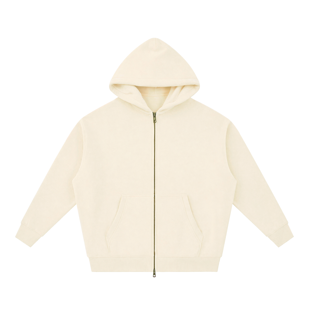 all,arcaprl,rq0023,one,size,essential,oversized,fleece,fleeced,boxy,zip,up,hoodie,upper,body