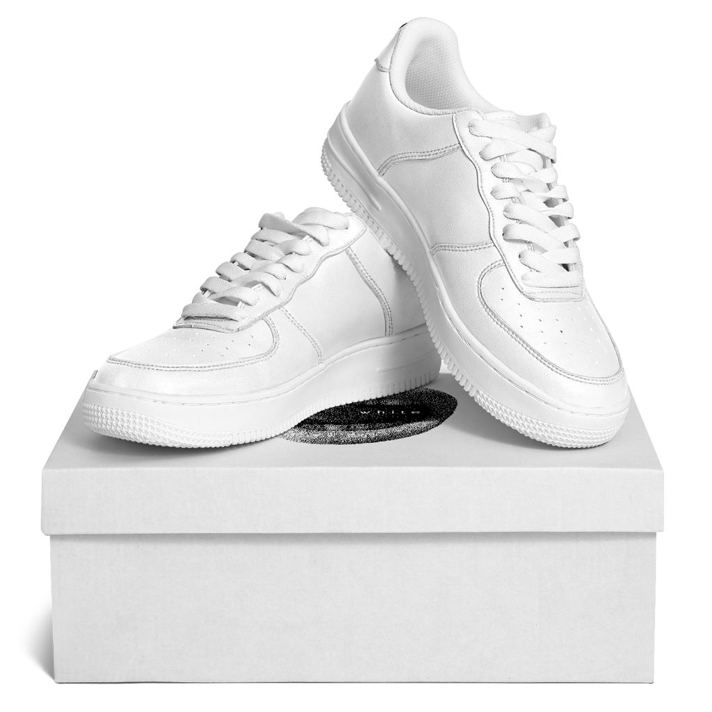 N | core low top | white w/ logo on heels - Arcadia Apparel