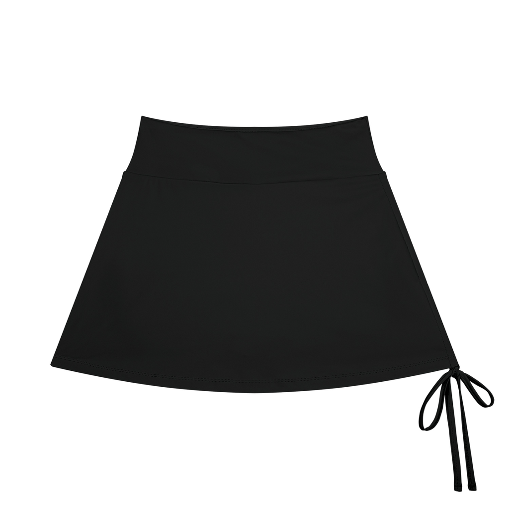 W | Drawstring A-Line Yoga Skort