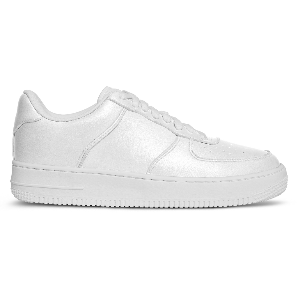 N | core low top | white no logo - Arcadia Apparel
