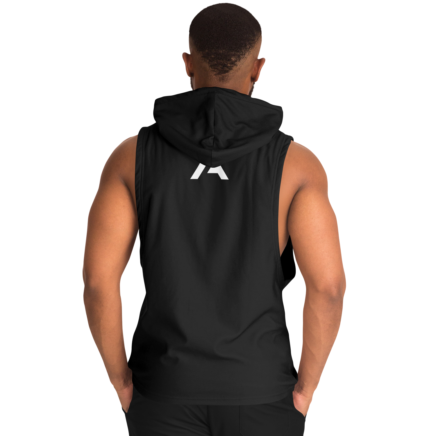 MEN'S SLEEVELESS SUMMIT HOODIE | black