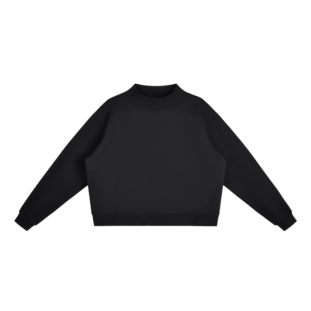 all,arcaprl,womens,womans,women,woman,W,essential,fleece,mock,neck,crew,sweatshirt,upper,body,upperbody