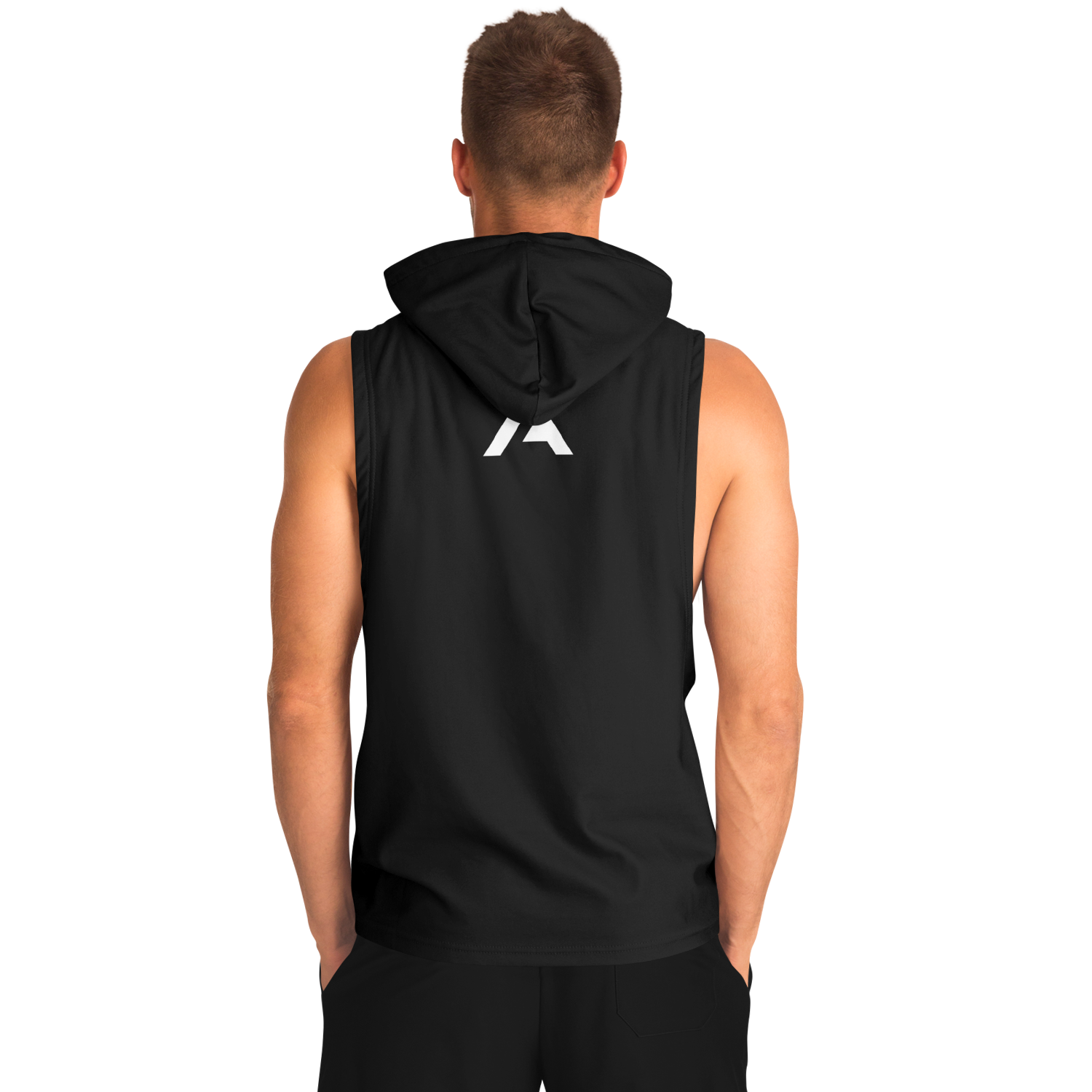 MEN'S SLEEVELESS SUMMIT HOODIE | black