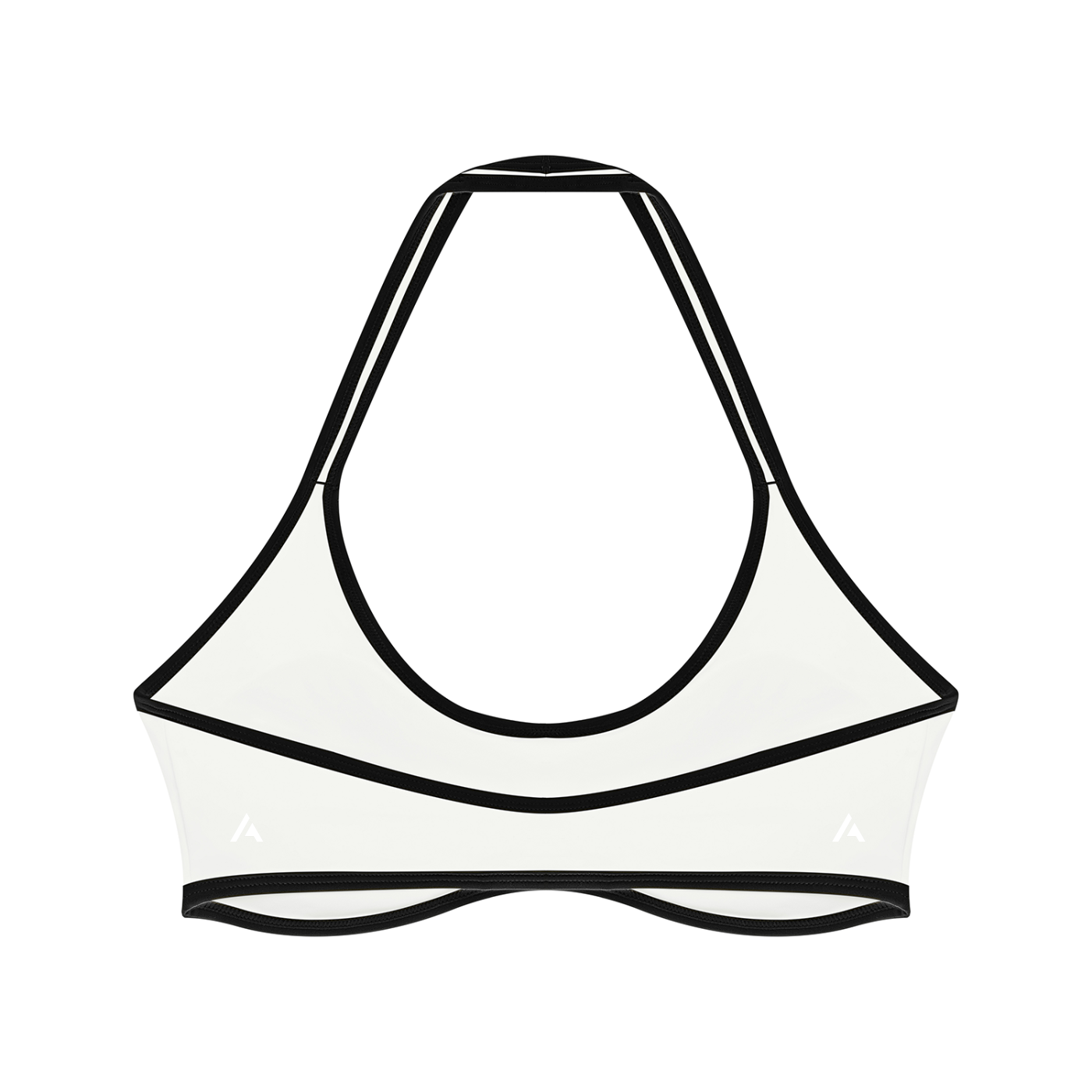 W | halter colour block yoga sports bra