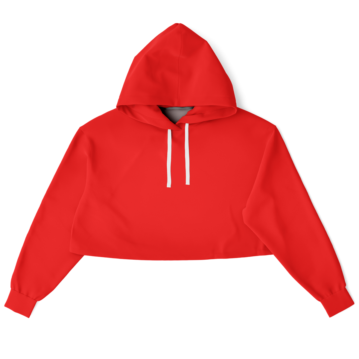 WOMEN'S SUMMIT CROPPED HOODIE | cherry bomb red