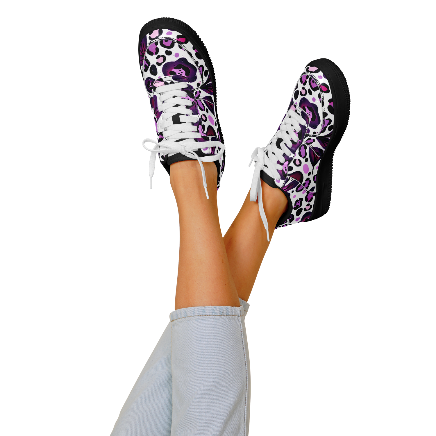 N | core low tops | flwrpwr | pattern 2 - Arcadia Apparel